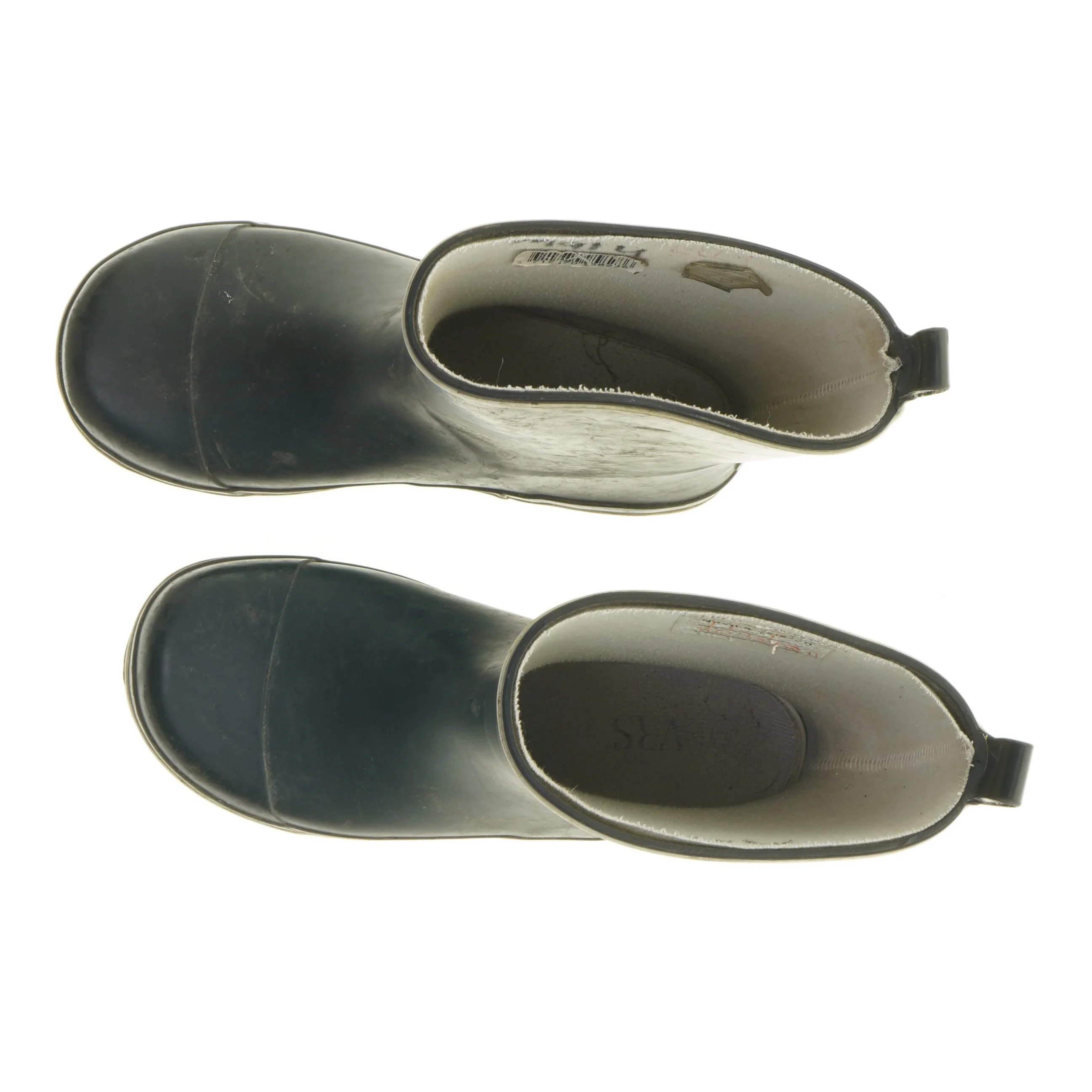 Brugte sorte gummistøvler (str. 34)