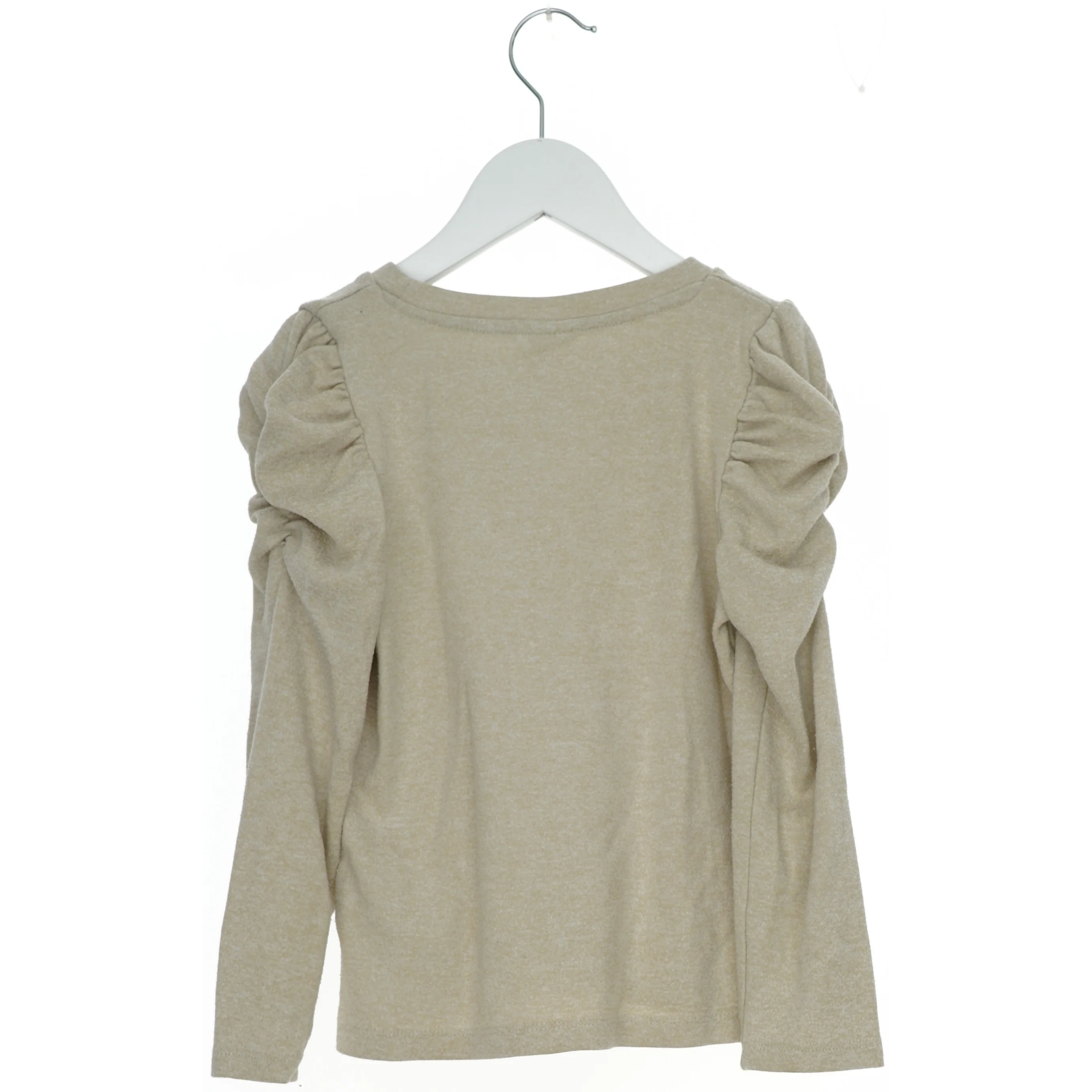Langærmet beige bluse fra Lindex (str. 128)
