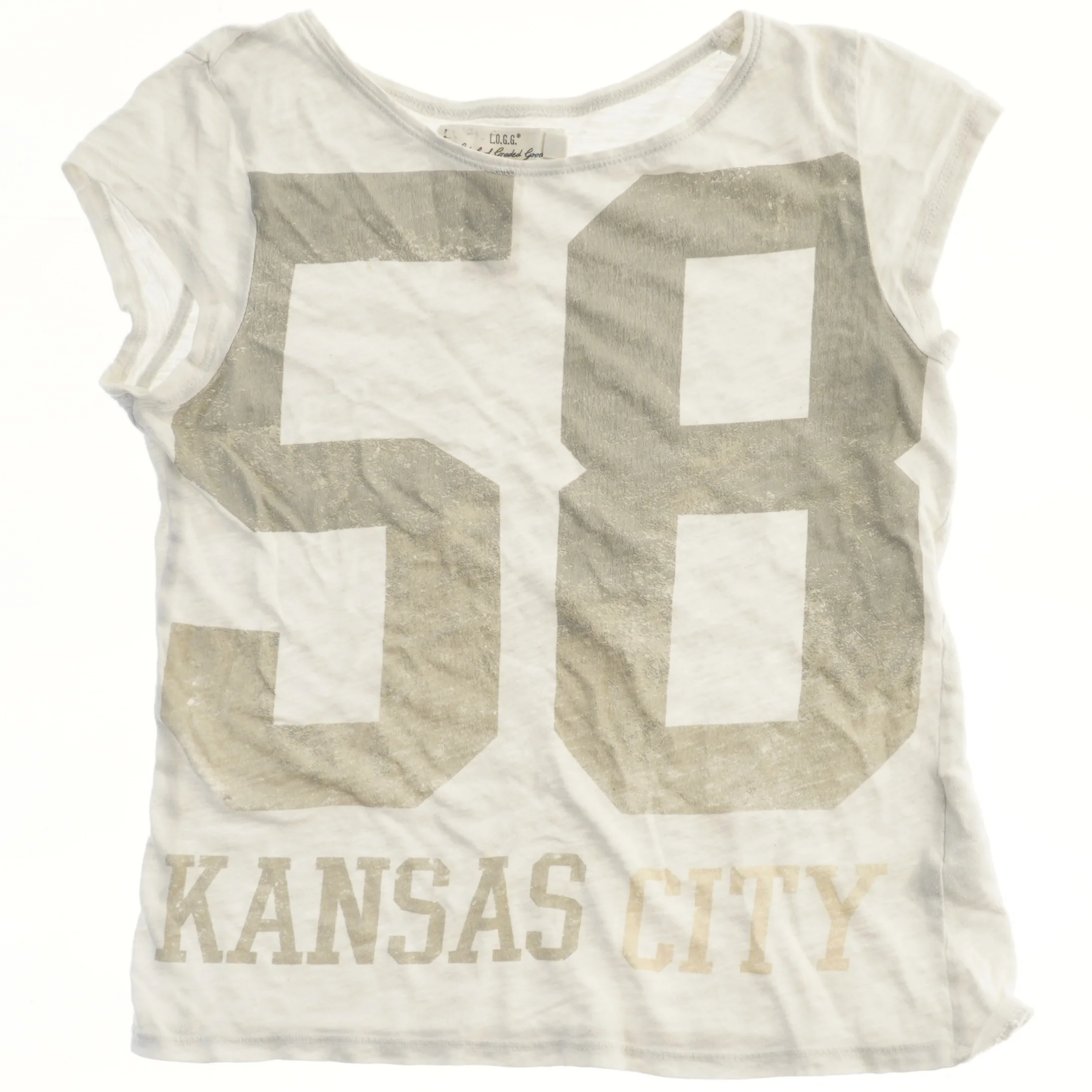 T-shirt med tryk fra Logg (str. 134)