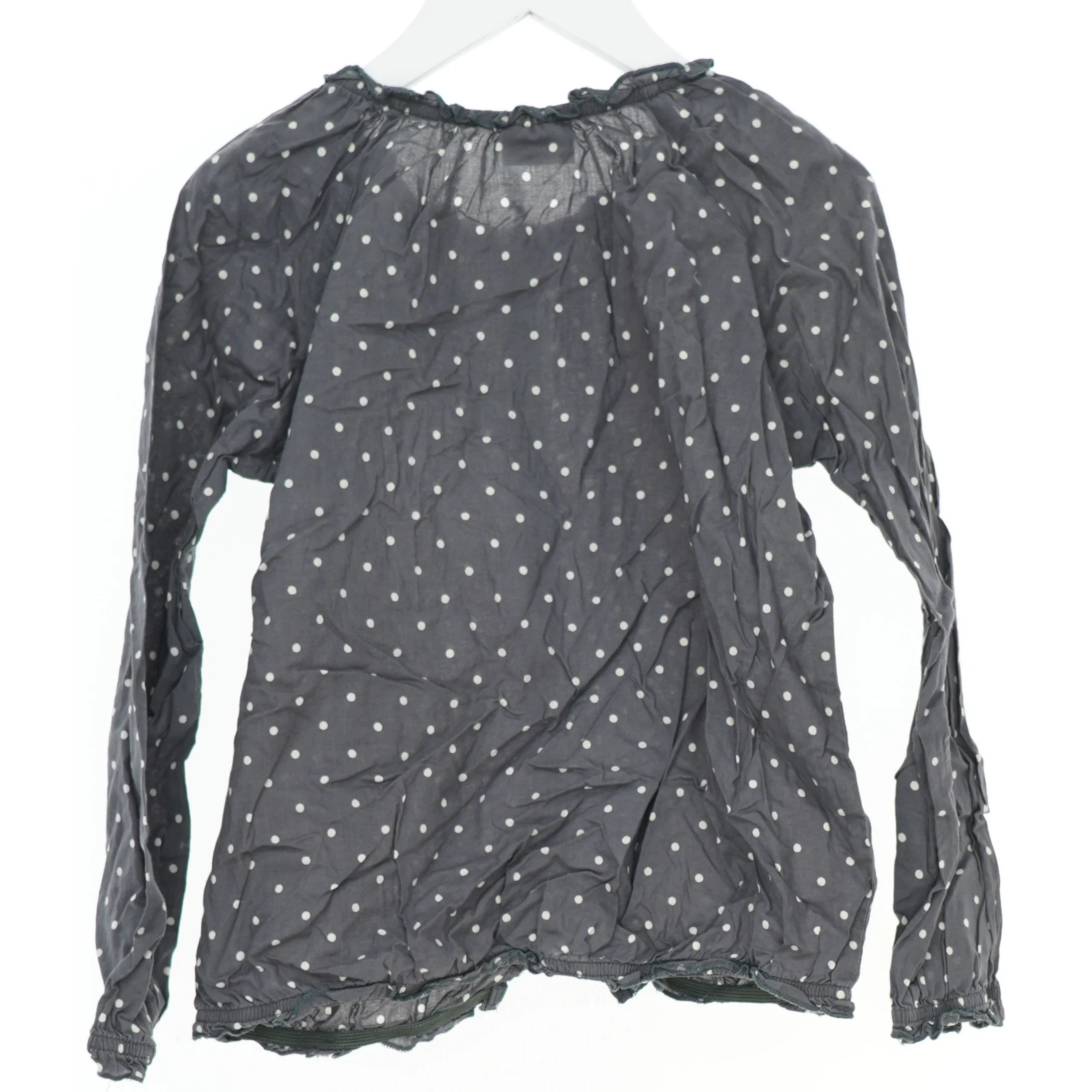 Prikket langærmet bluse fra Mads & Mette (str. 116)