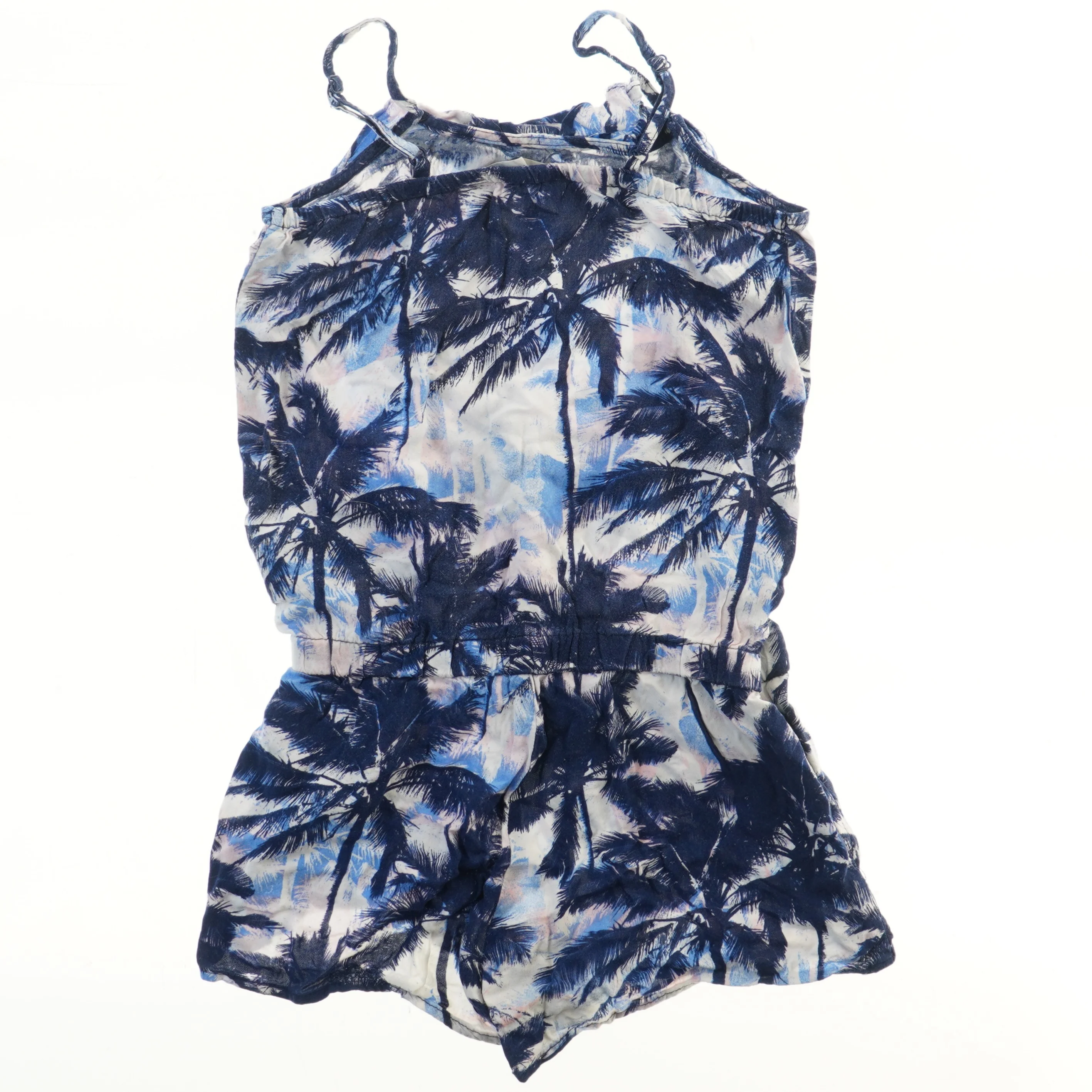 Sommerdragt med palmeprint fra H&M (str. 140)