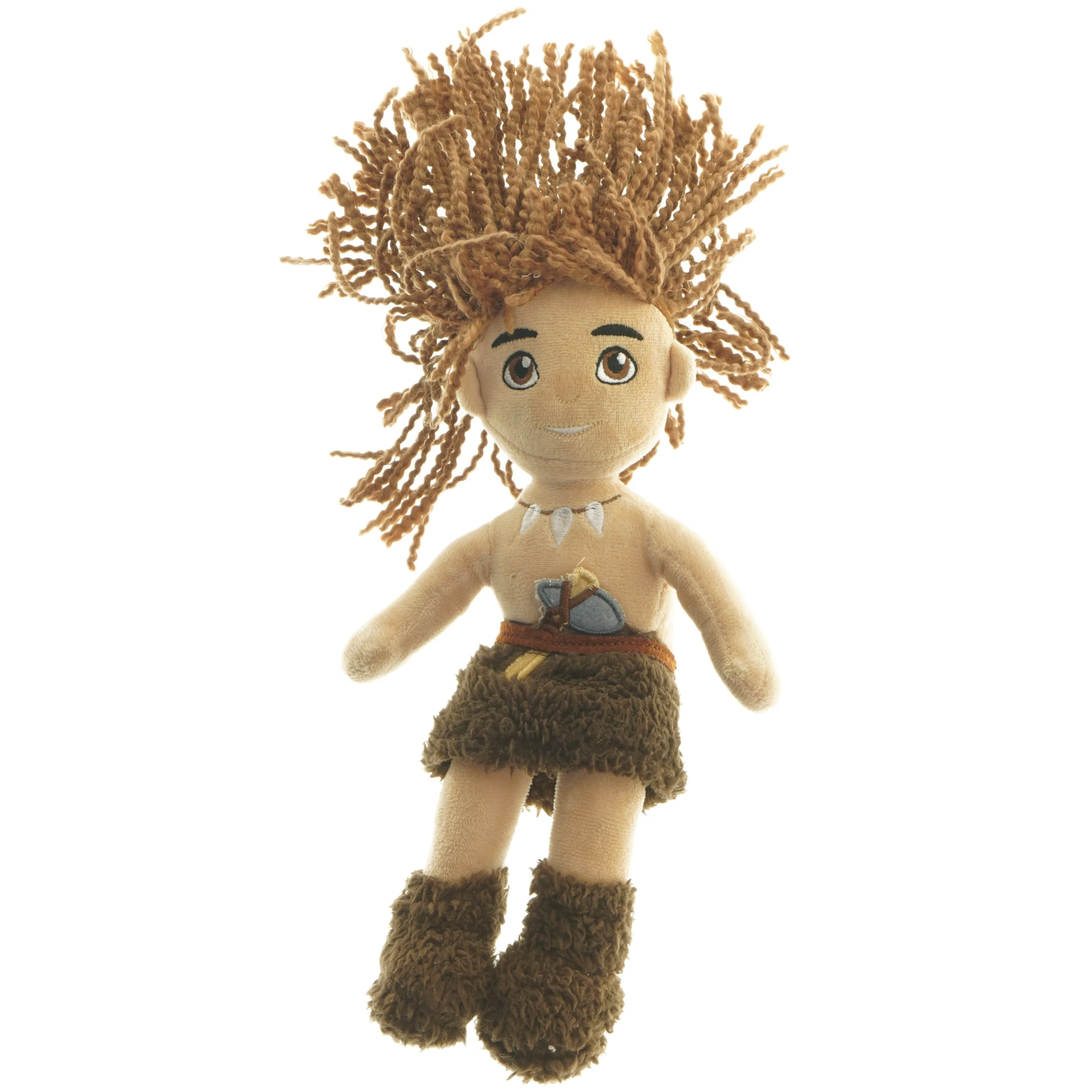 Plysdukke med retro tøj (str. 32 cm)