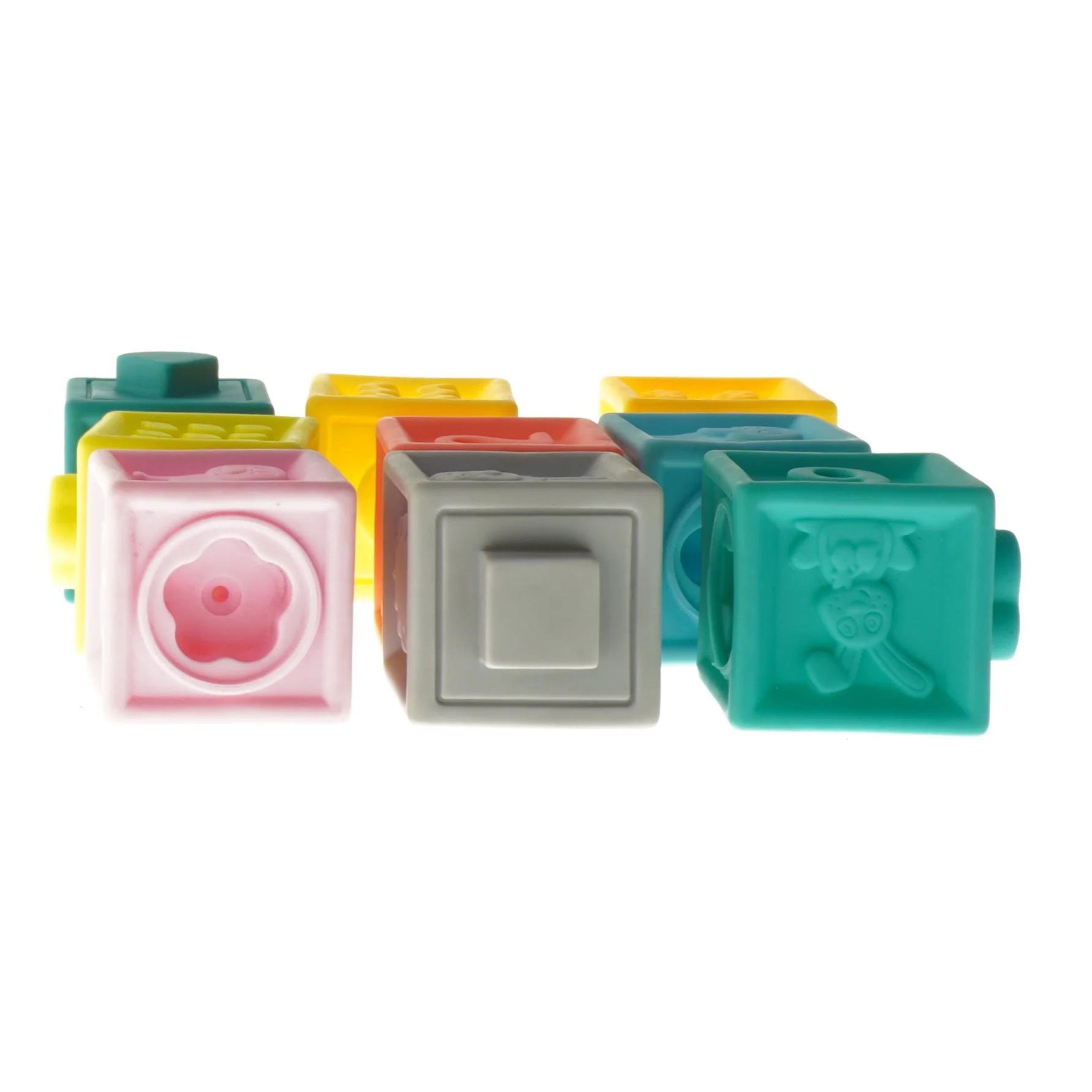 Byggeklodser med motiv og tal (str. 5,5x5,5 cm)