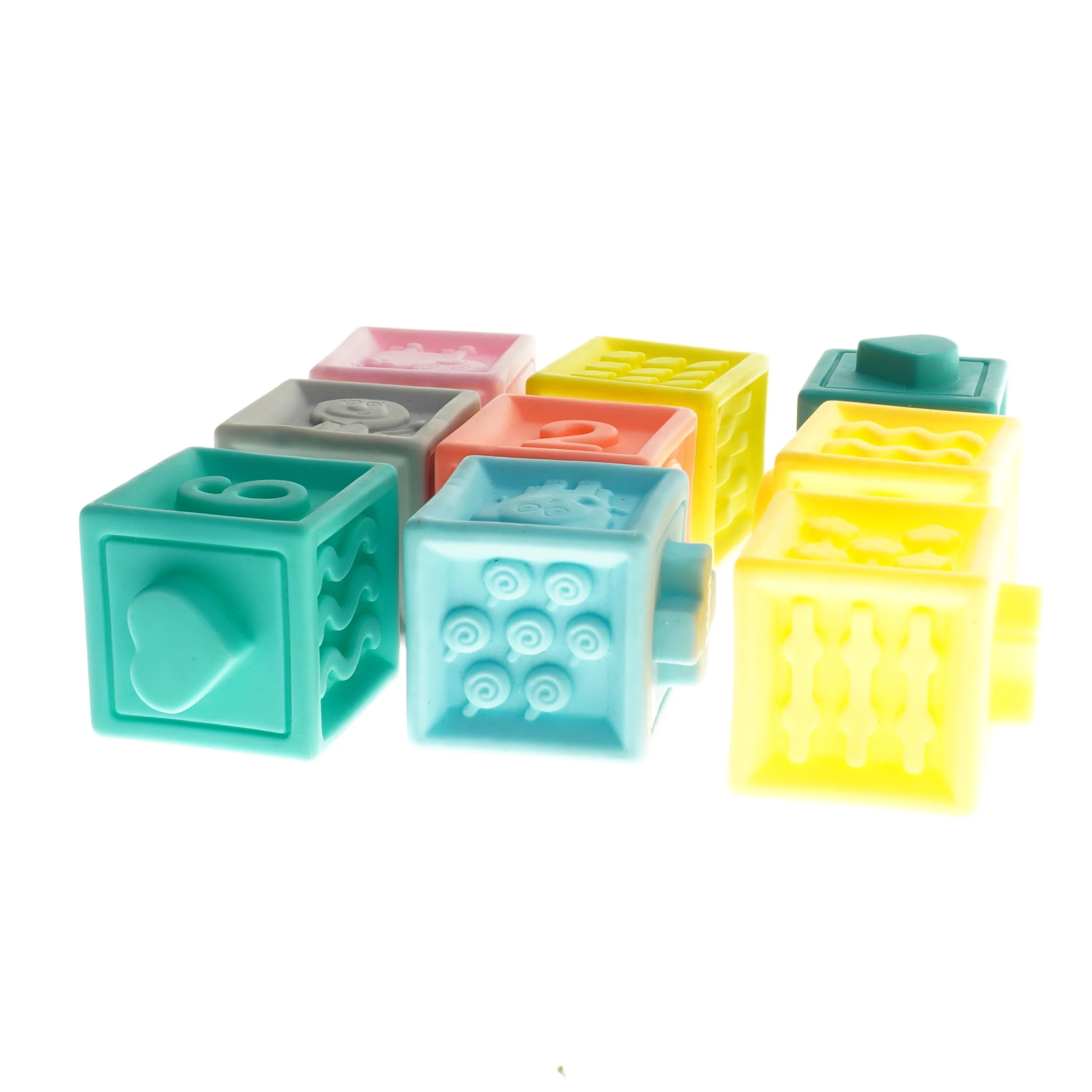 Byggeklodser med motiv og tal (str. 5,5x5,5 cm)