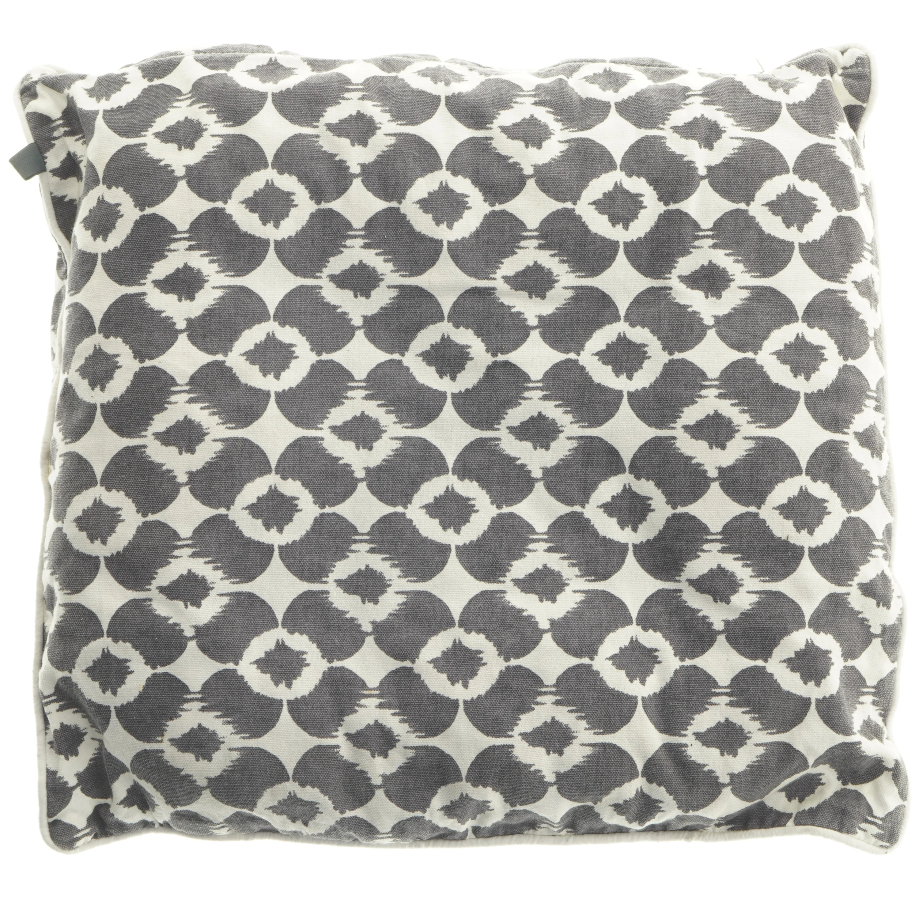 Grå mønstrede puder (str. 44x40 cm)