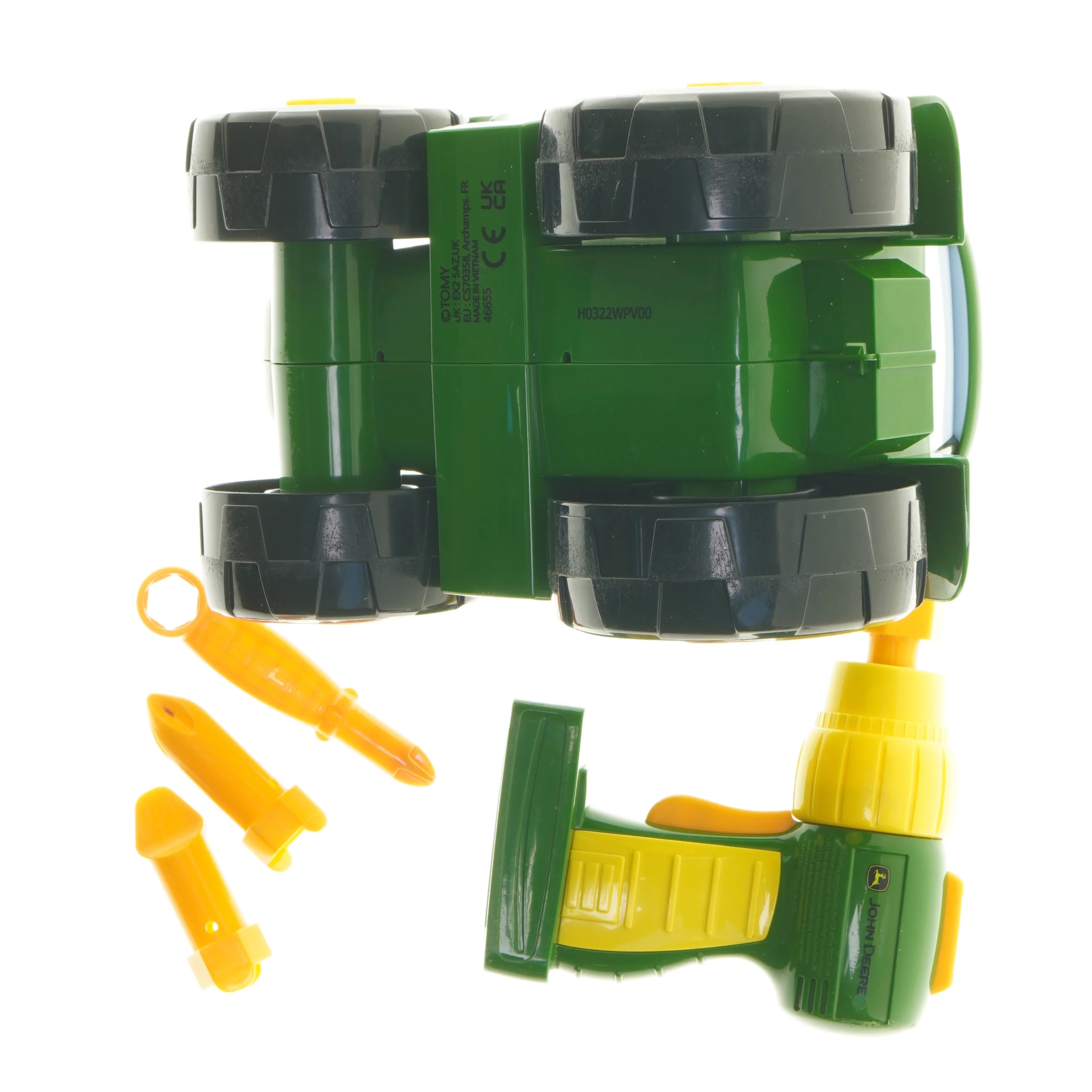 John Deere legetøjstraktor med værktøjssæt fra John Deere (str. 23x15x16 cm)