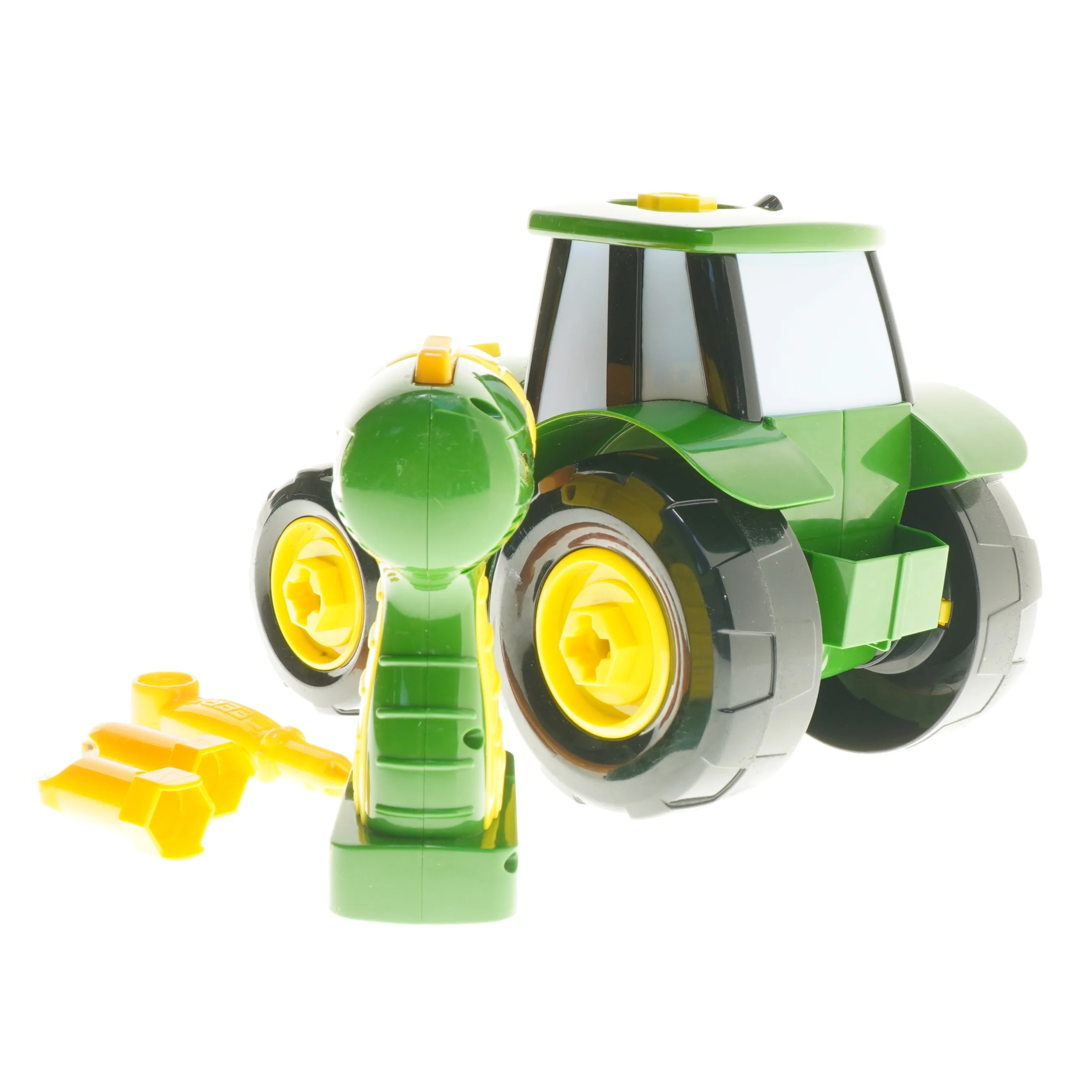 John Deere legetøjstraktor med værktøjssæt fra John Deere (str. 23x15x16 cm)