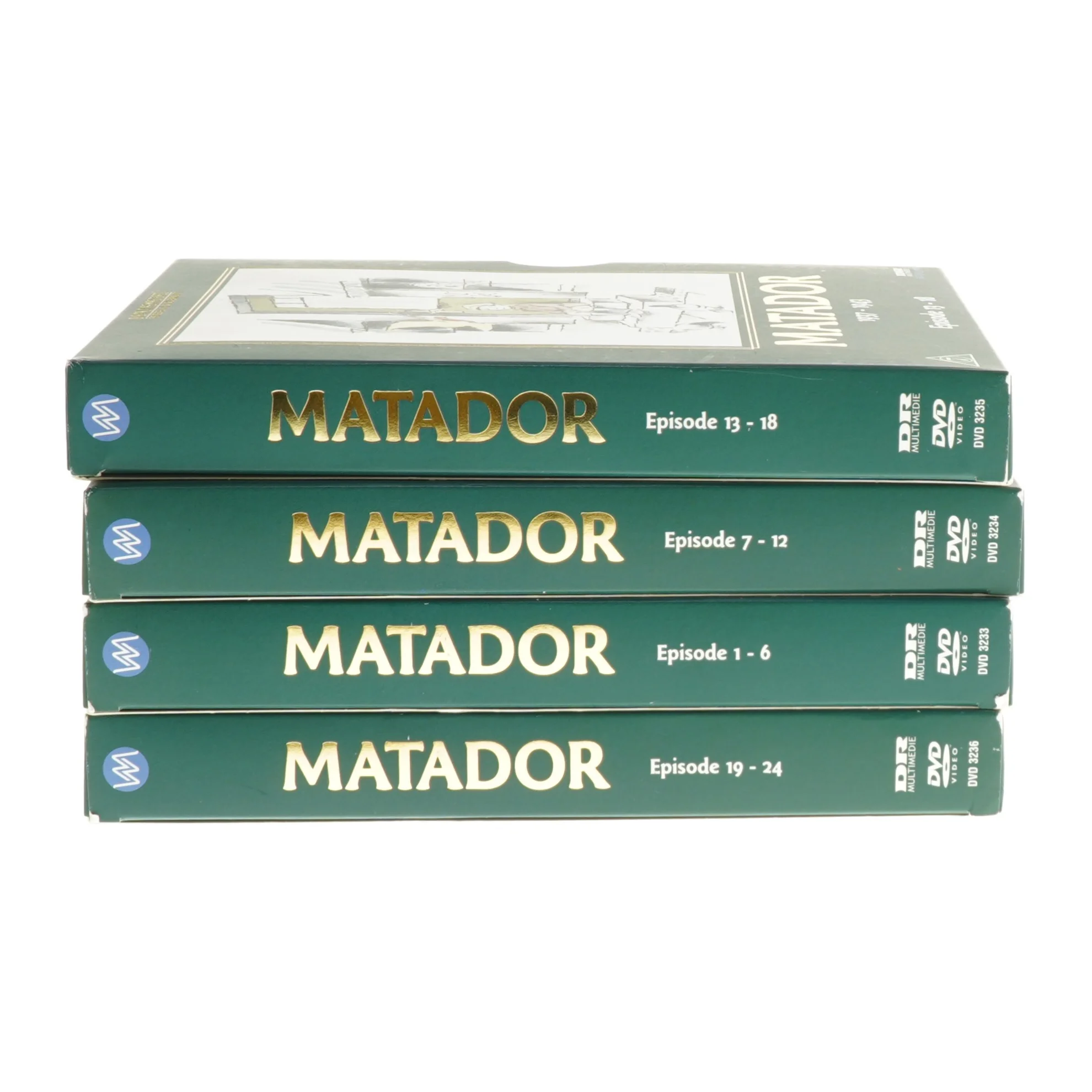 Matador DVD samling fra DR (str. 20x16x11,5 cm)