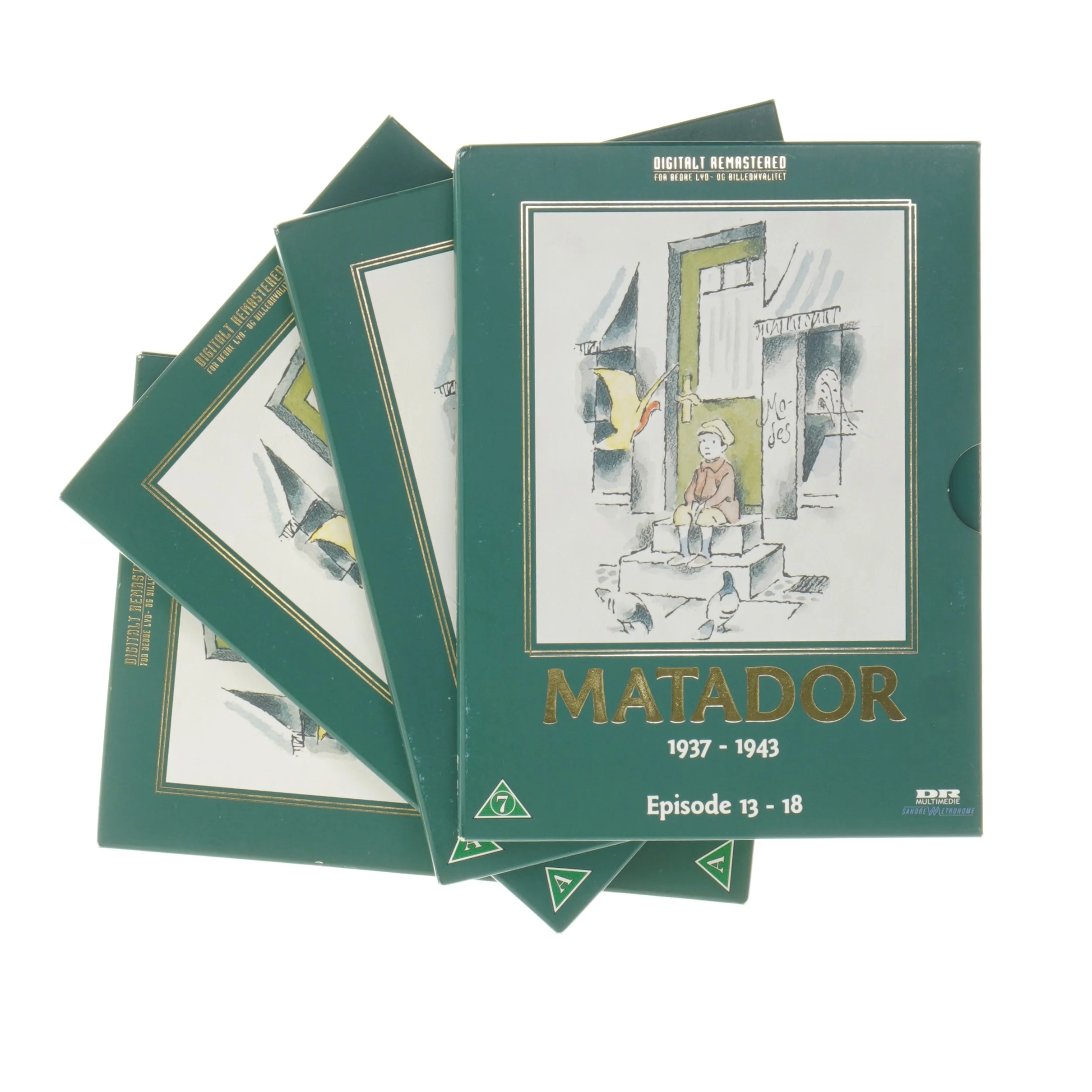Matador DVD samling fra DR (str. 20x16x11,5 cm)