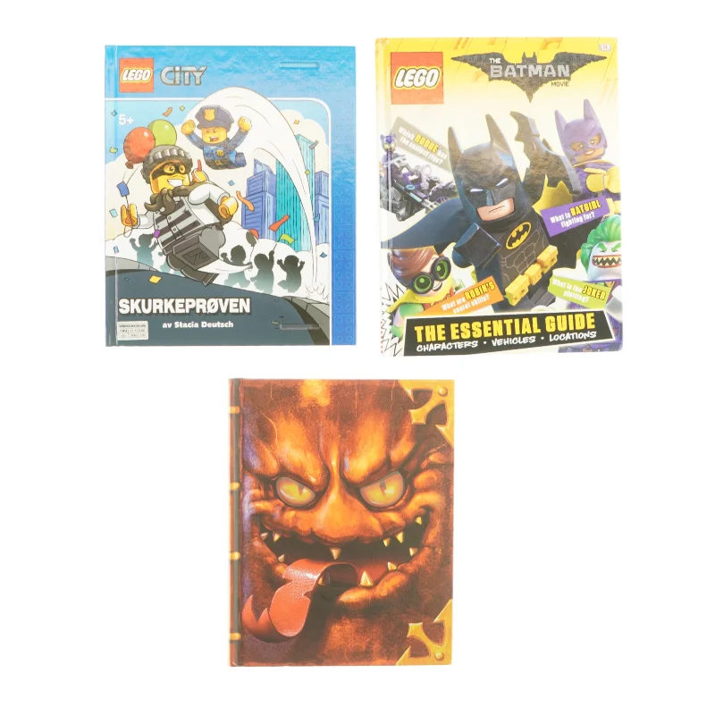 Bøger fra lego (3 styks)