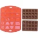 chokoladeforme i silicone (str. 25 x 20 cm og 17 x 11 cm)