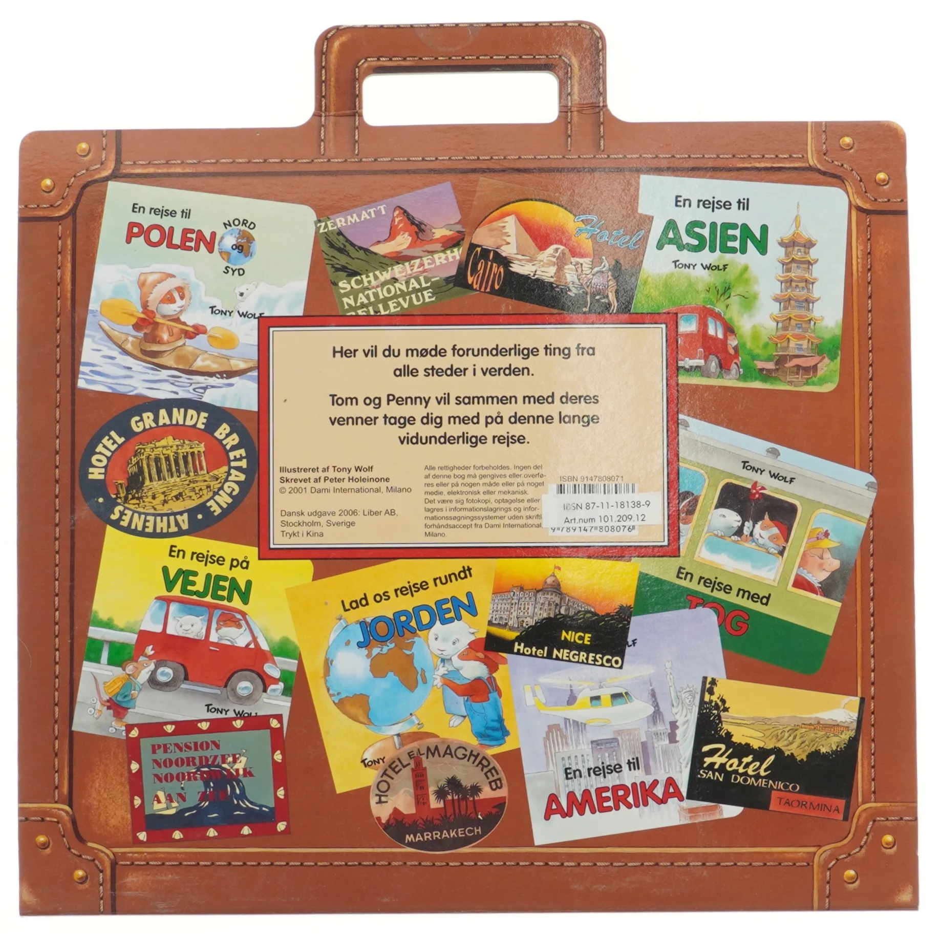 En reise Jorden rundt: Kuffert af Peter Holeinone (Bog)