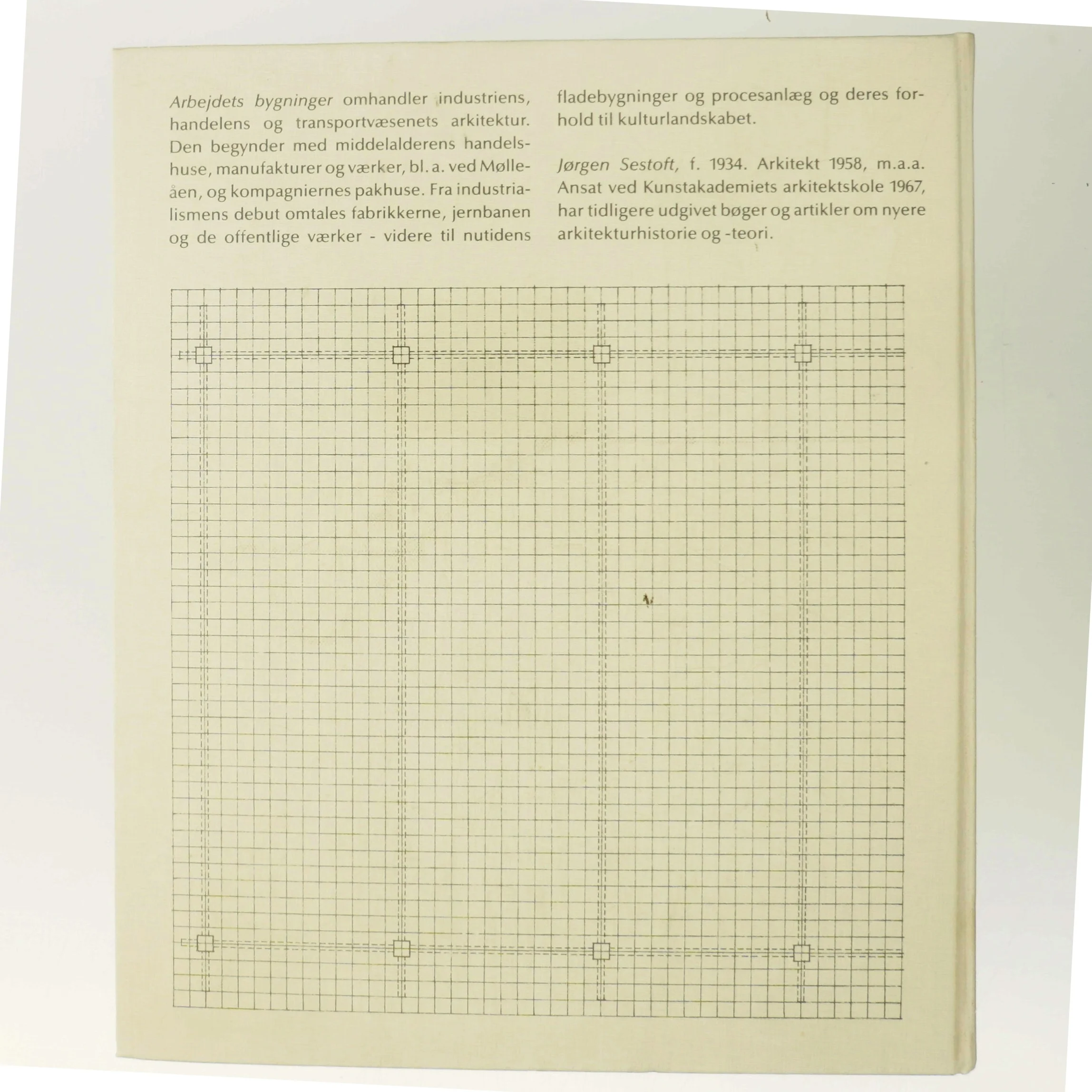 Danmarks Arkitektur - Arbejdets bygninger fra Gyldendal af Jørgen Sestoft (Bog)