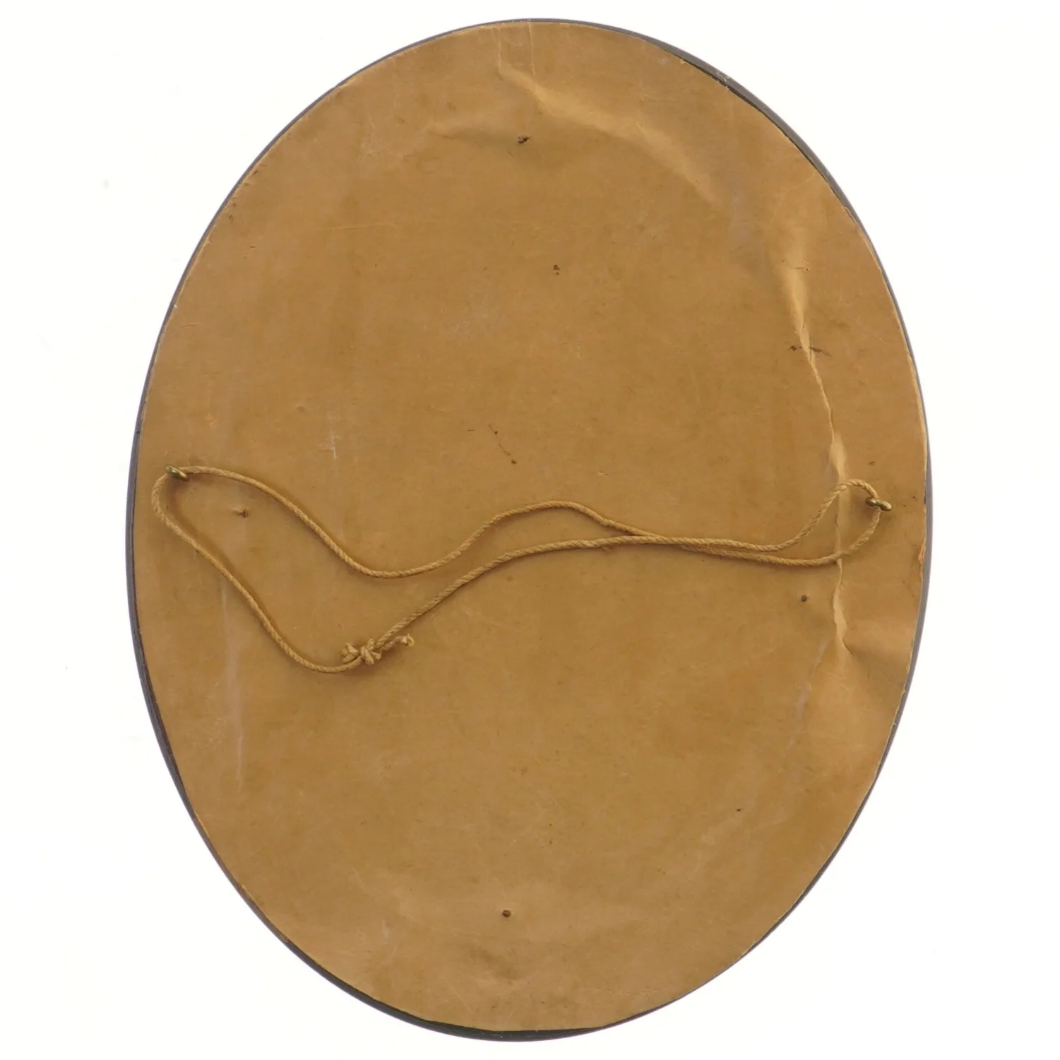 Oval ramme med portræt (str. 30,5x24 cm)