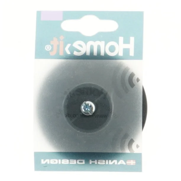 Sort møbelknop (str. 8 cm)