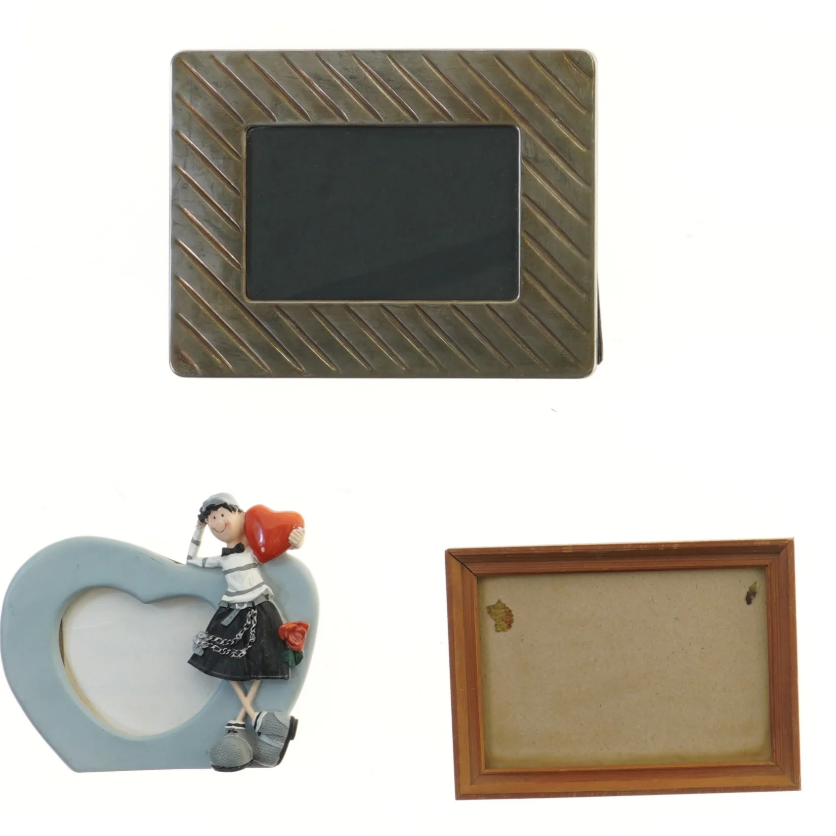 Fotografirammer, 3 stk (str. 3 stk 18,5 cm)