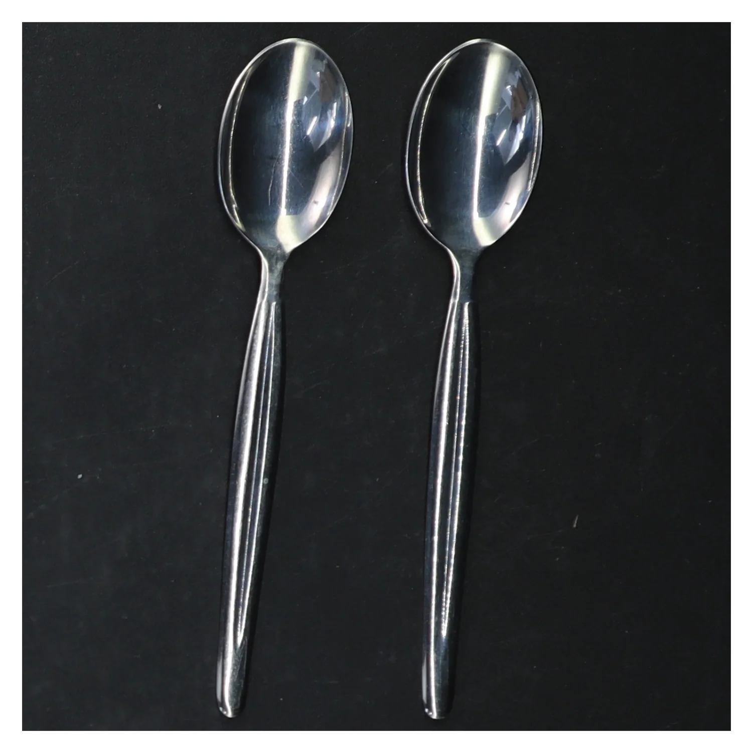 Spiseskeer i rustfrit stål (str. 13 cm. og 15 cm. 5 styk)