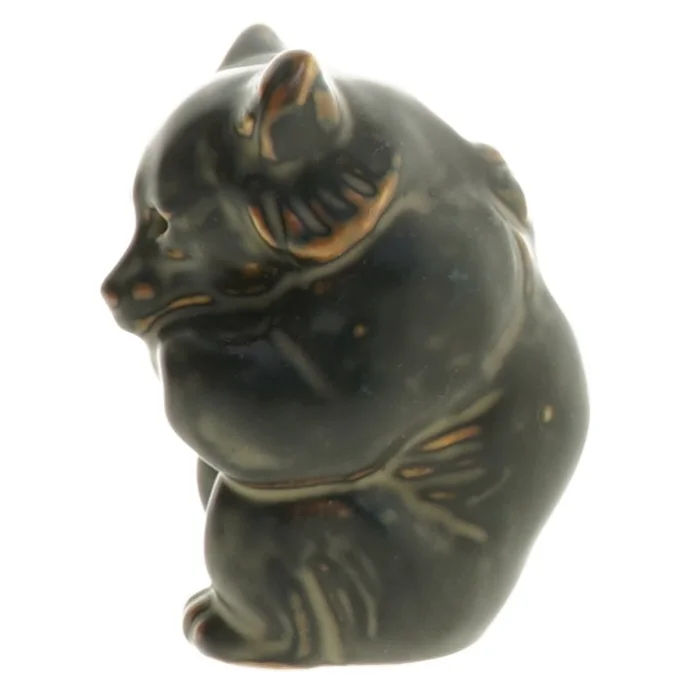 Keramisk bjørne figur fra Royal Copenhagen (str. 9 cm)