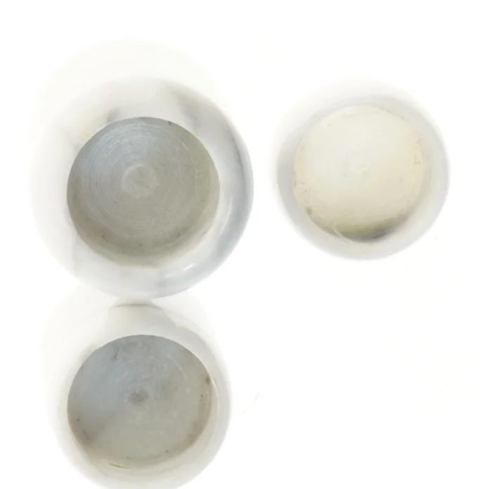 Marmor lysestager (str. 10-3 cm)