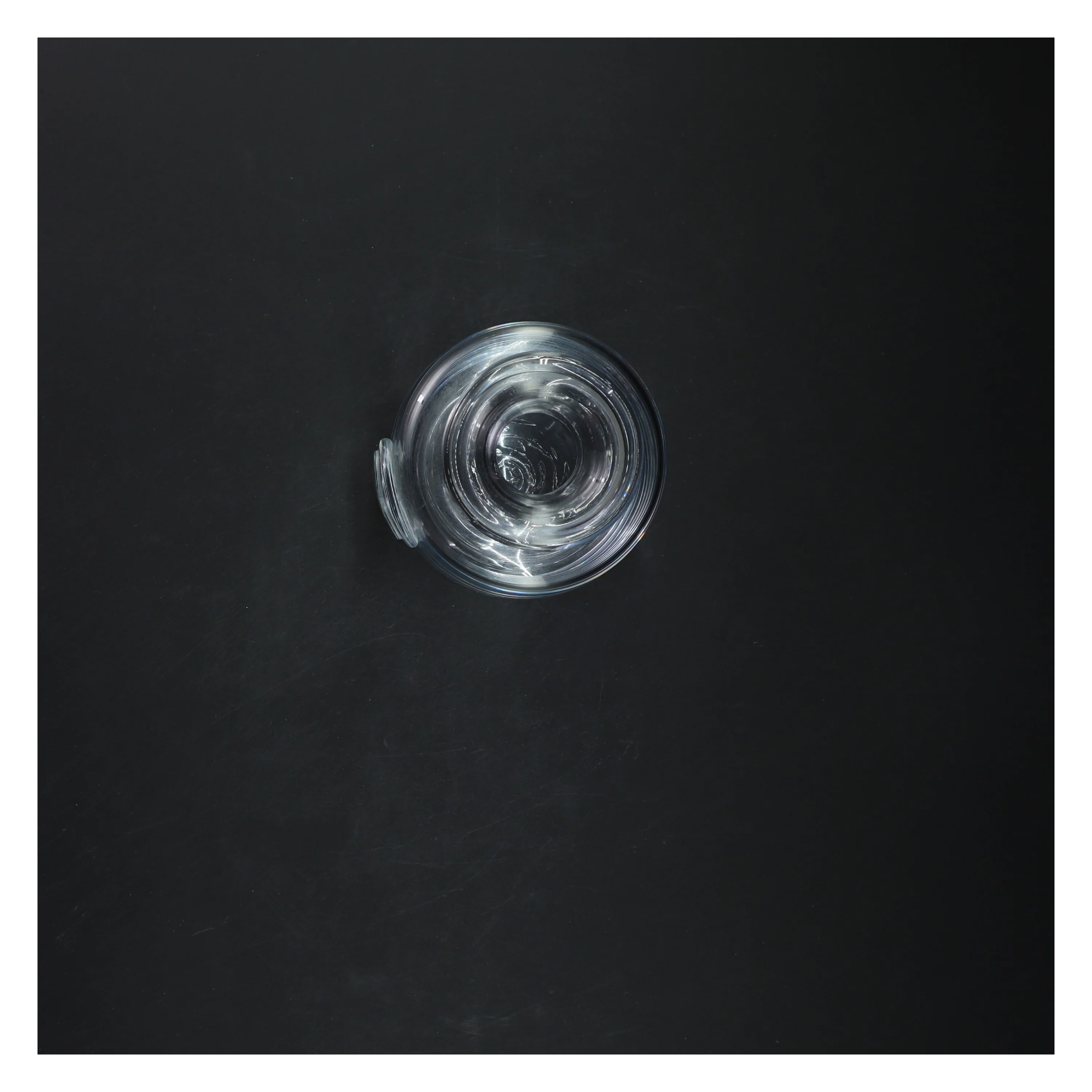 Glasvase med hjerte (str. 13 cm)