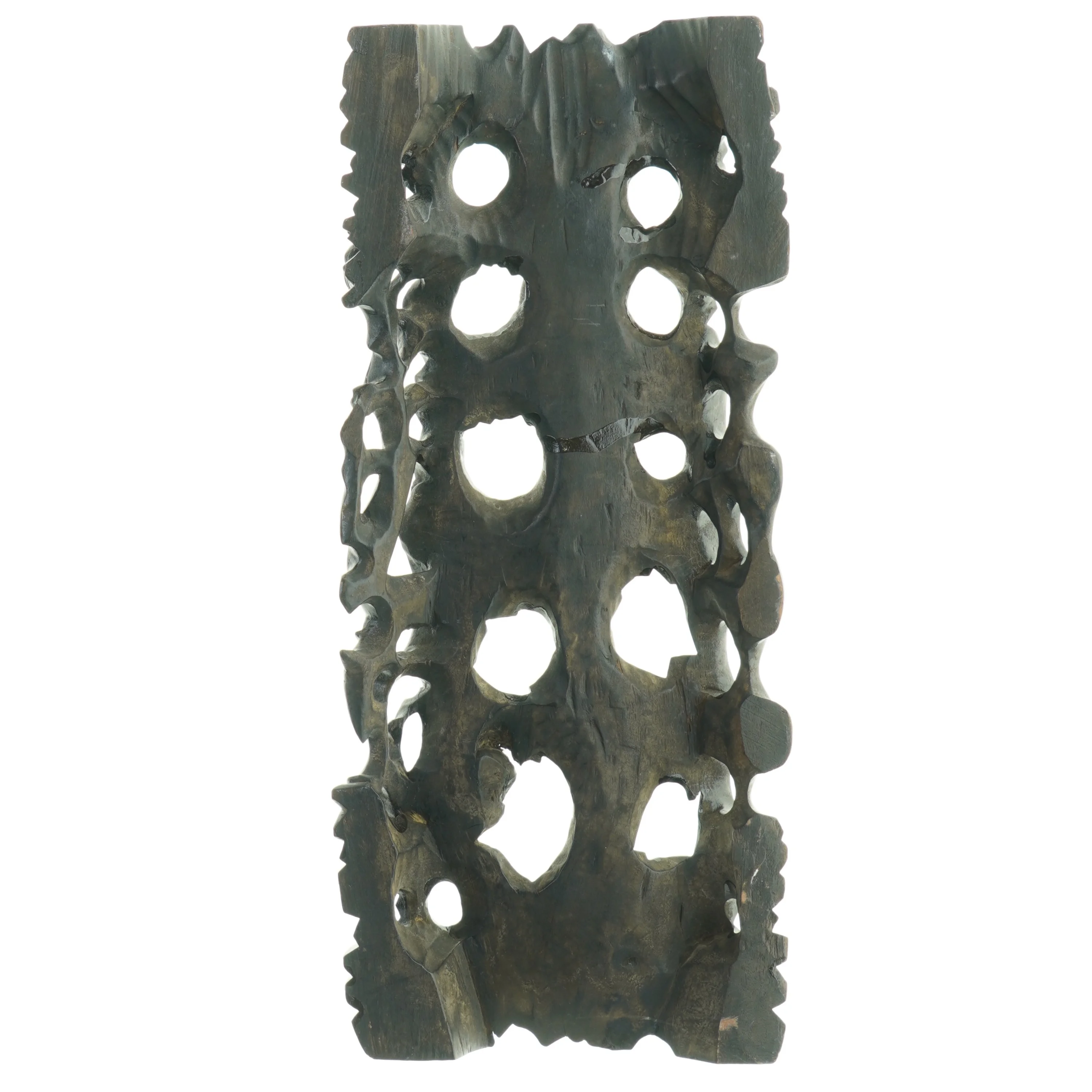 Udskåret trædekorationspanel (str. 42 x. 18 cm)