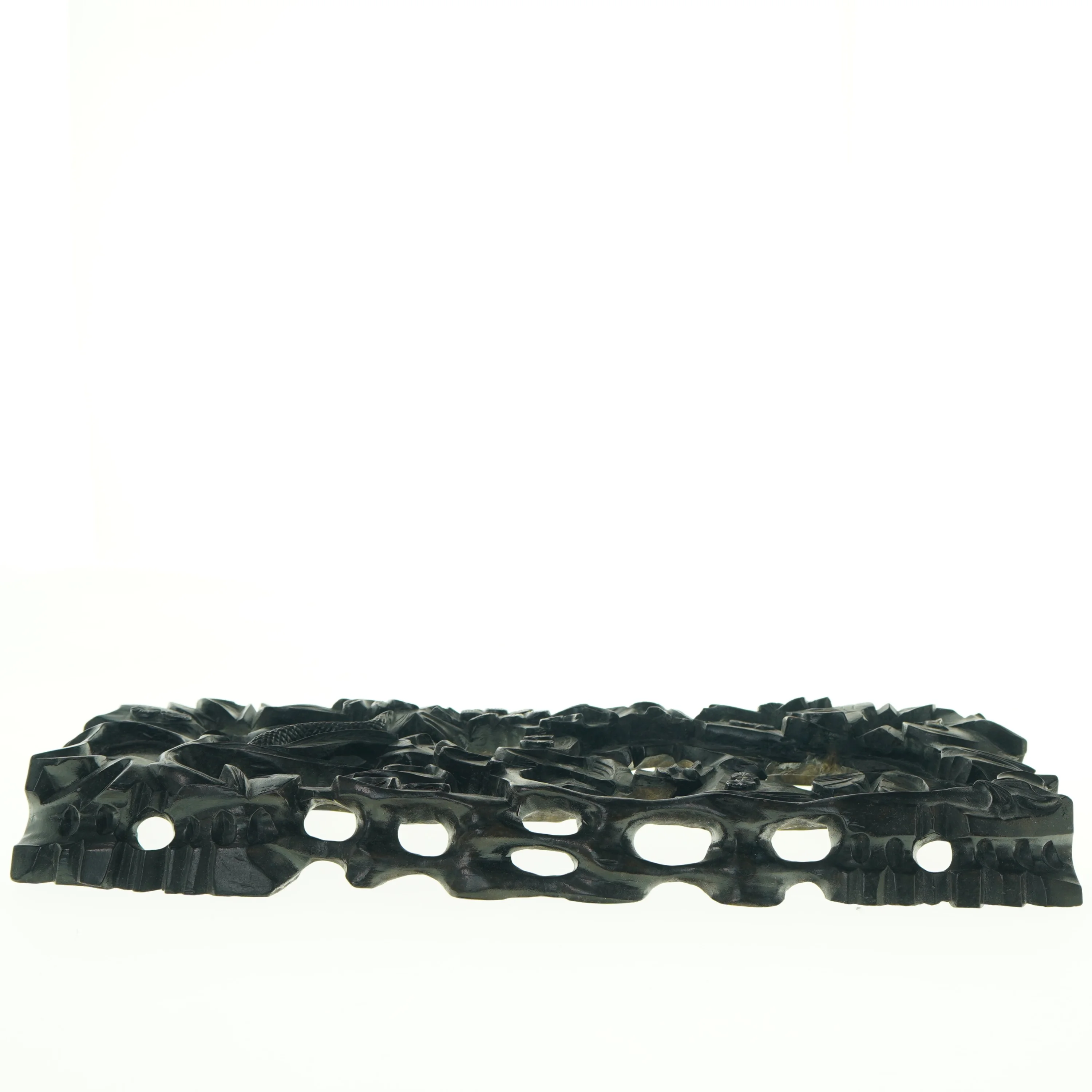 Udskåret trædekorationspanel (str. 42 x. 18 cm)