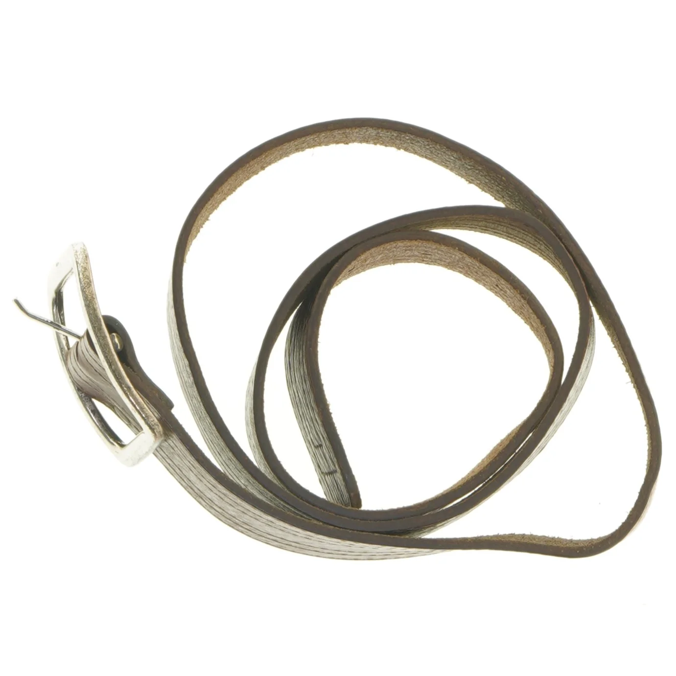 Læderbælte fra Kirsten Schønning (str. 106 x 6 cm)