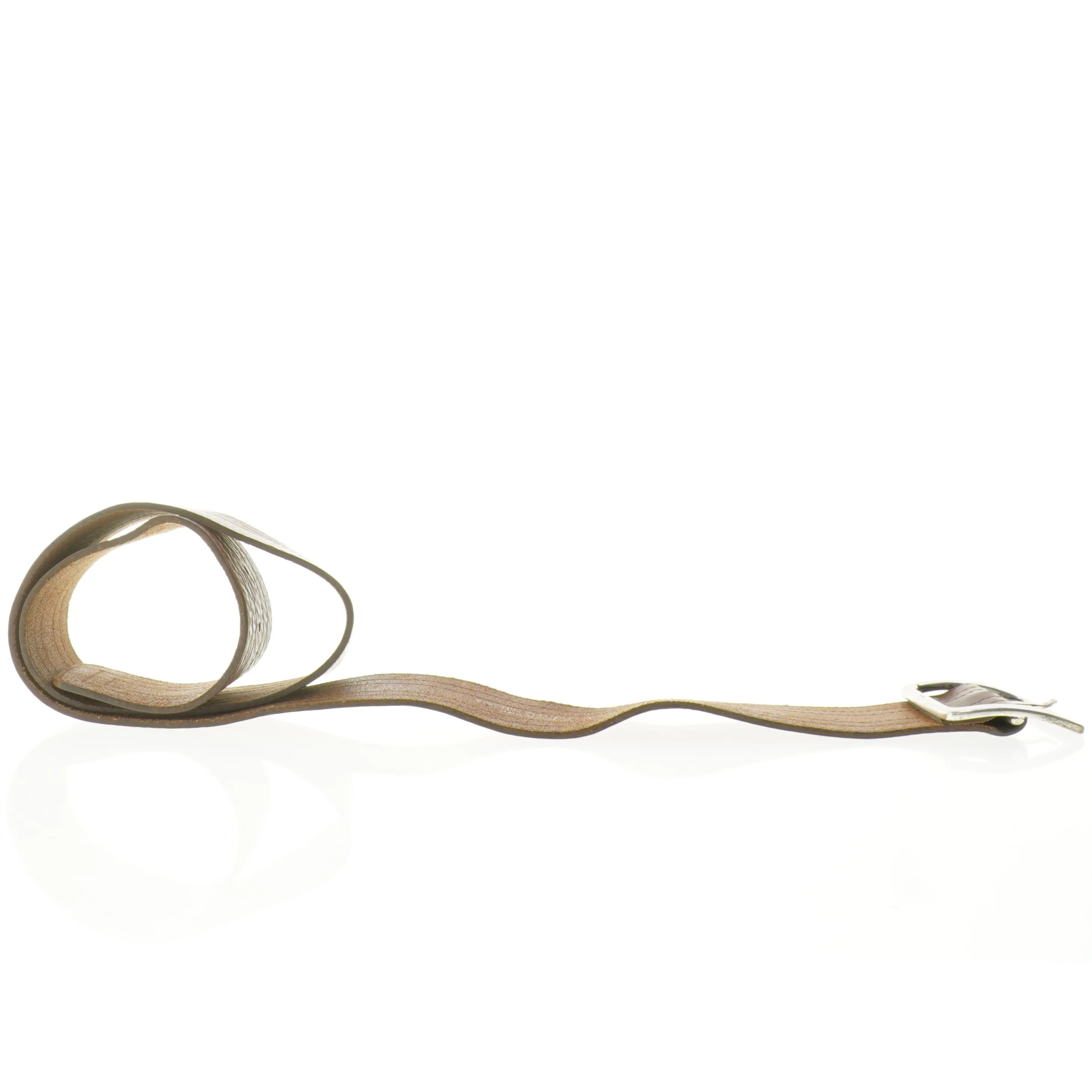 Læderbælte fra Kirsten Schønning (str. 106 x 6 cm)