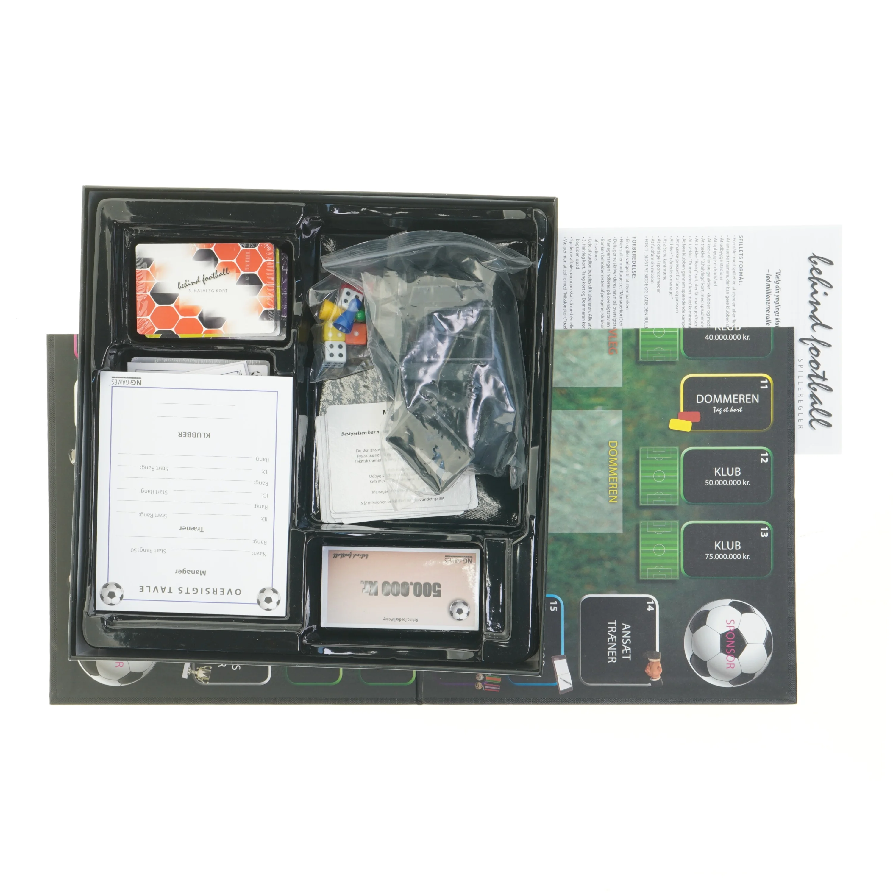 'Behind Football' fra NG Games (str. 30 x 30 x 8 cm)