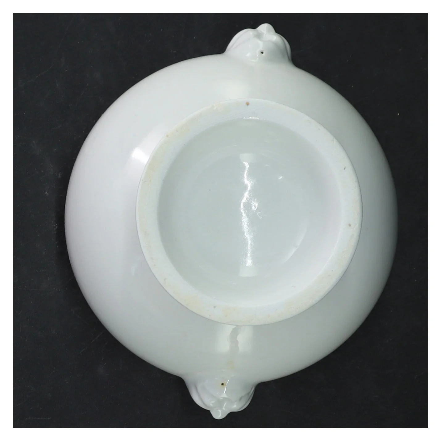 Sæt med 4 hvide suppeskåle (str. Ø. 11 cm. 4 styk)