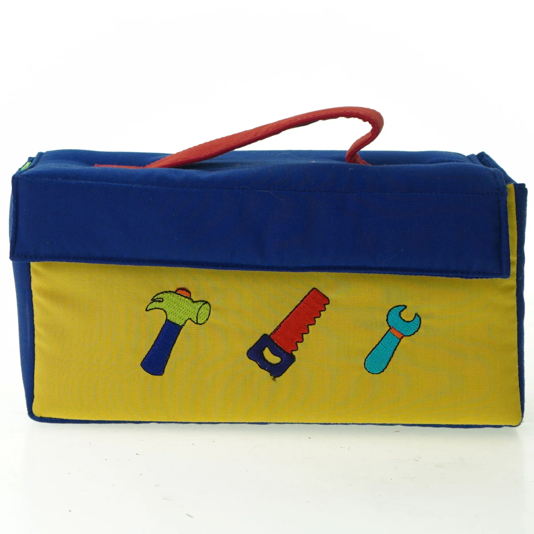 Værktøj kasse, med legetøjs værktøj fra Cheese (str. 20 x 11 x 12 cm)