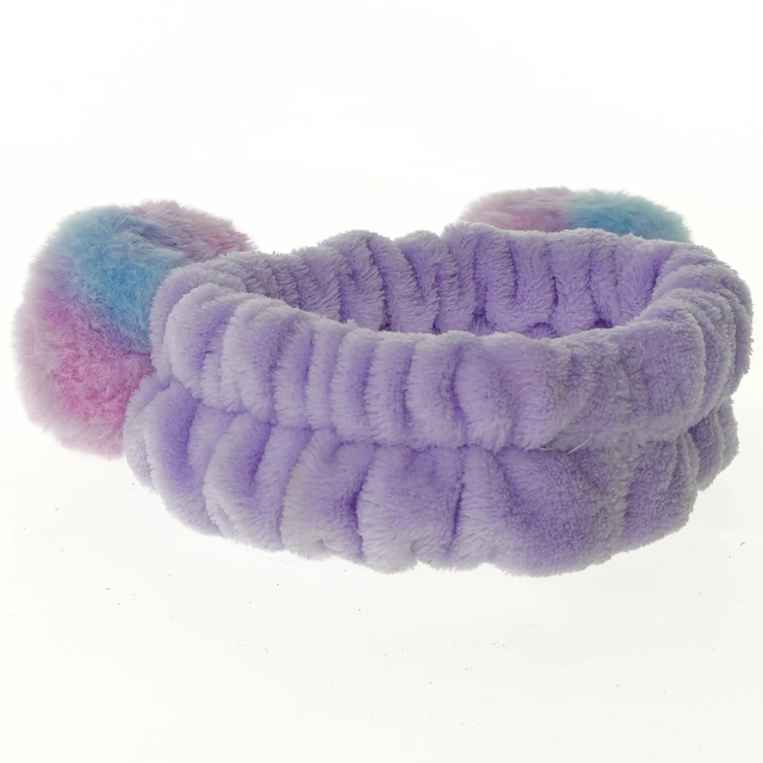 Hårbånd med pompom´er (str. 13 cm)