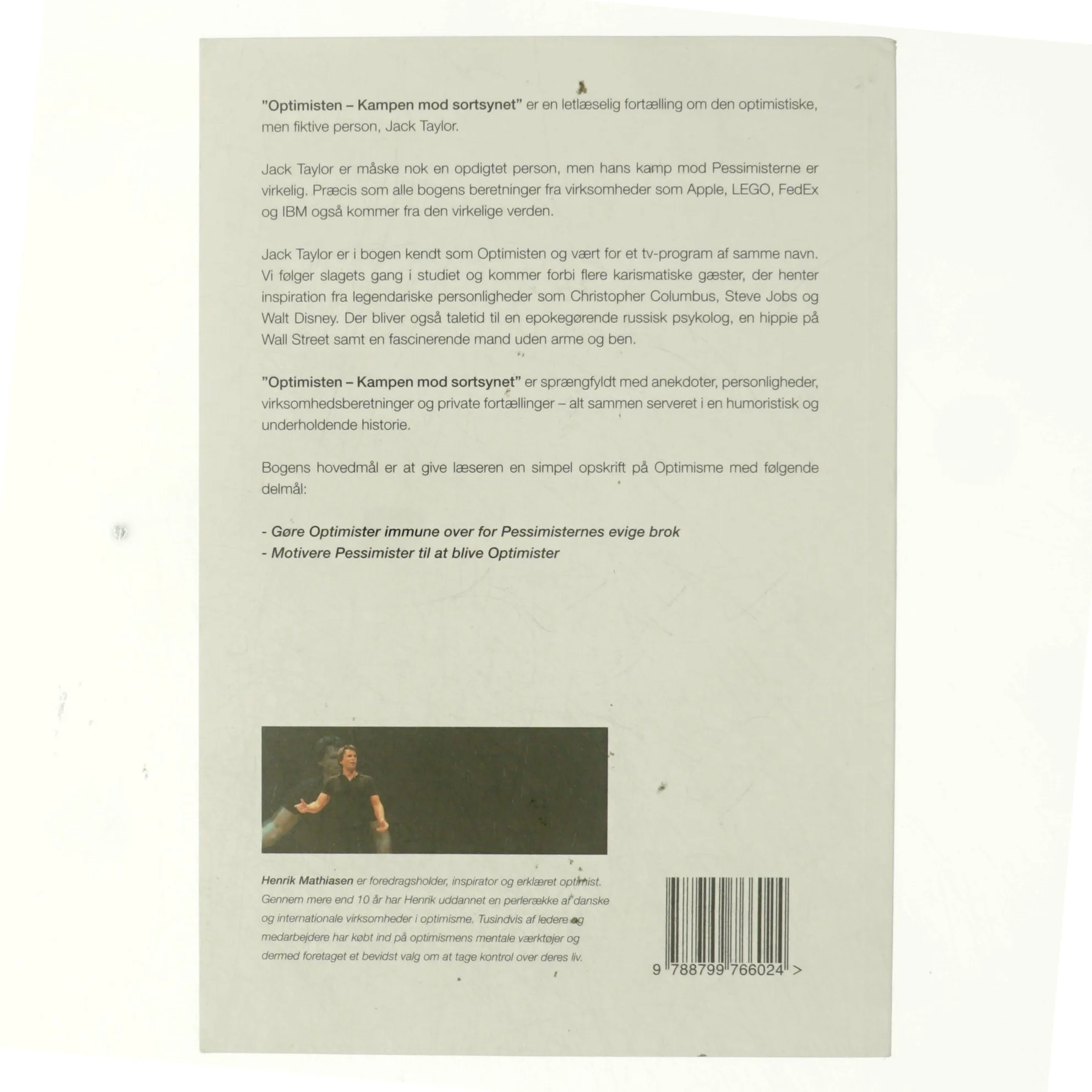 Optimisten - kampen mod sortsynet af Henrik Mathiasen (f. 1974-04-09) (Bog)