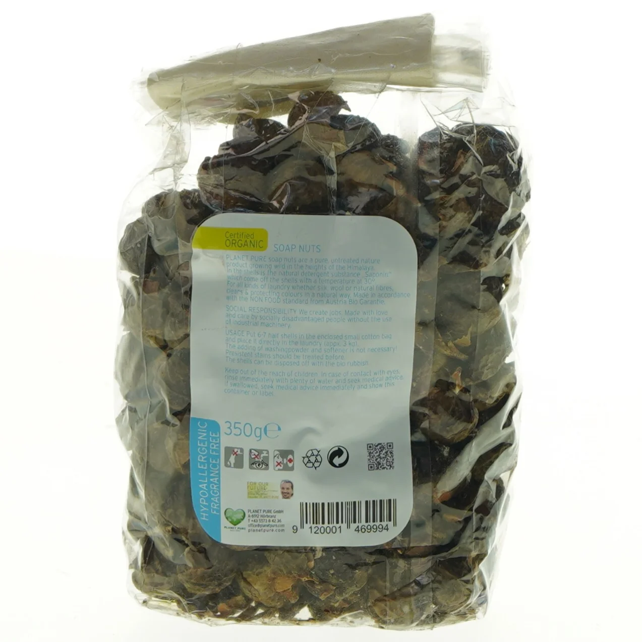 Økologiske sæbenødder fra Planet Pure (str. 14 x 10 cm)
