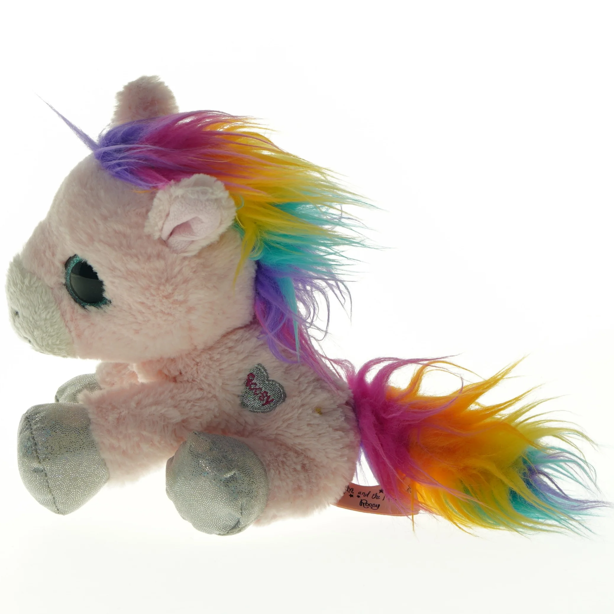 Enhjørning plyslegetøj fra Depechie Eu (str. 18 cm)