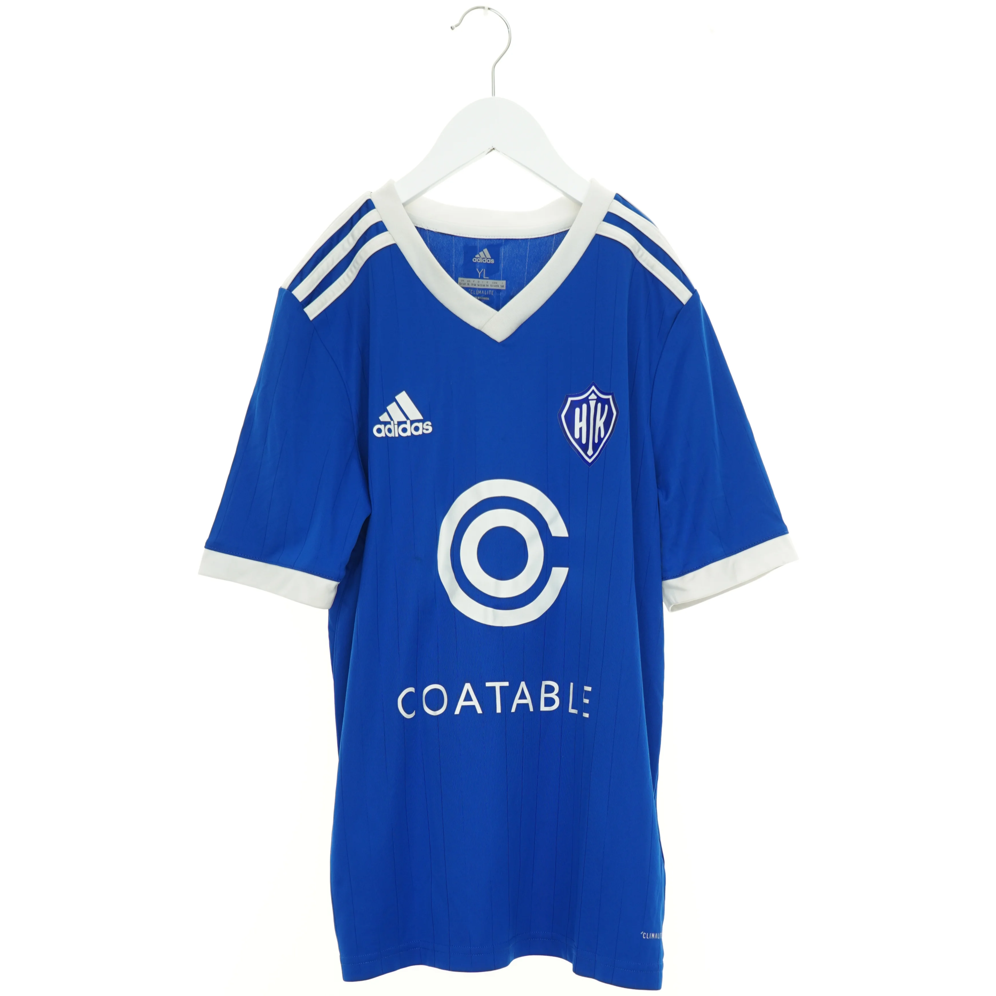 HIK Fodbold t-shirt "Kolenda" fra Adidas (str. 164 cm)