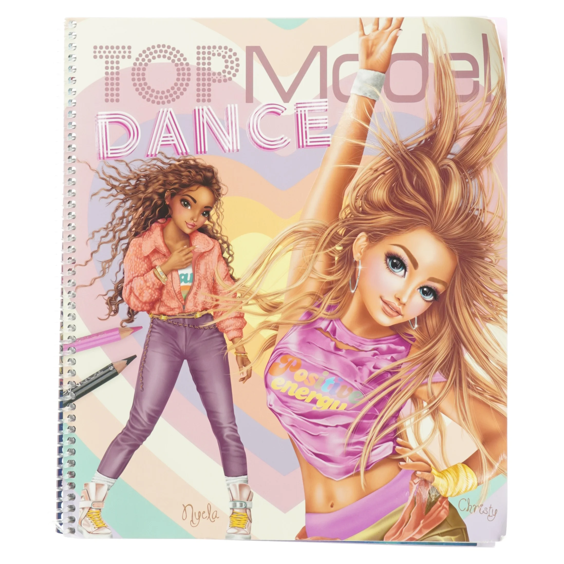 Topmodel helt ny Tegnemodel-bog med tilbehør fra Top Model