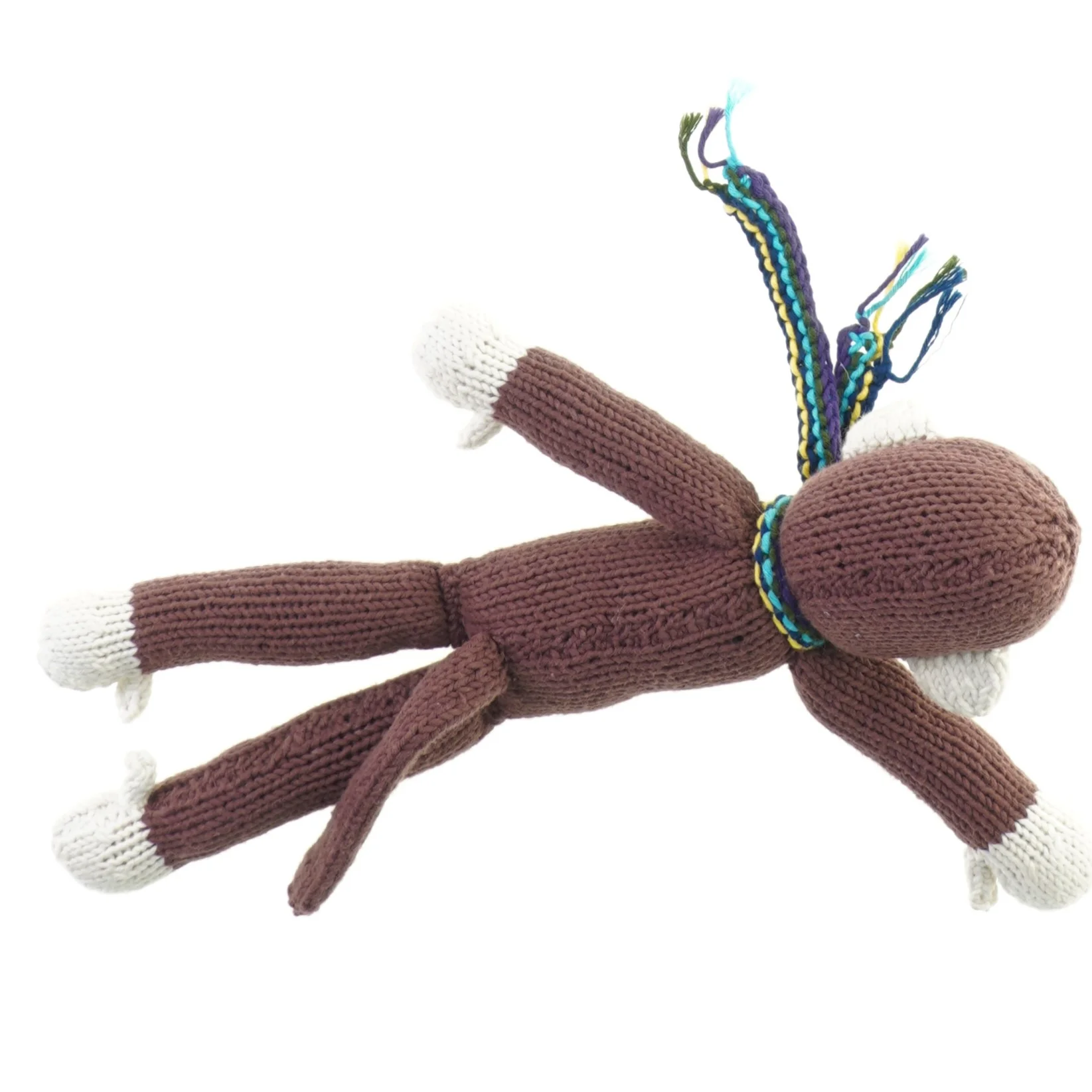 Strikket abe (str. 30 x 8 cm)