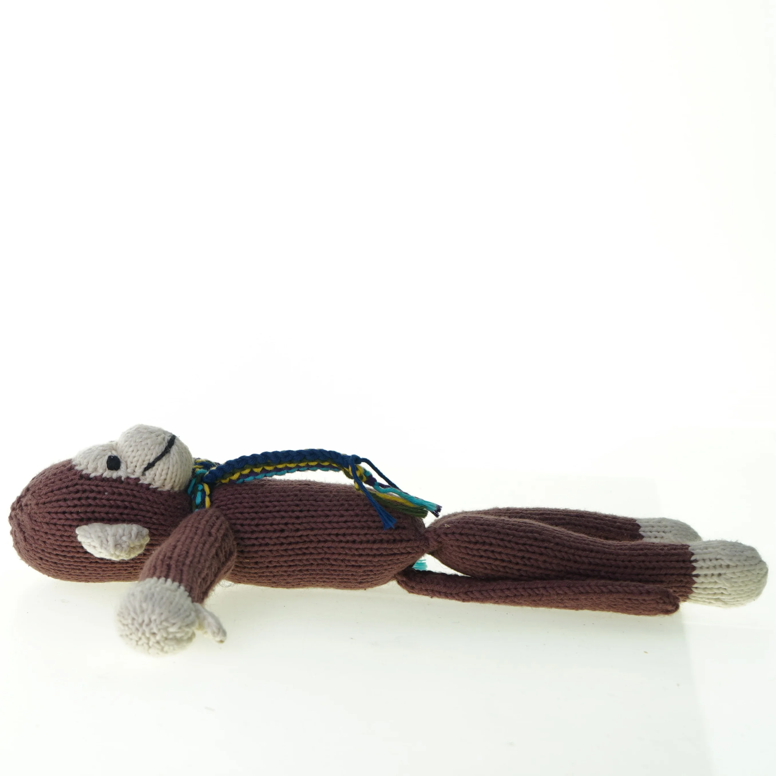 Strikket abe (str. 30 x 8 cm)