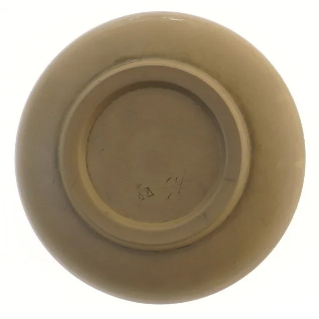 Keramikskål med fuglemotiv (str. Ø 12 cm)