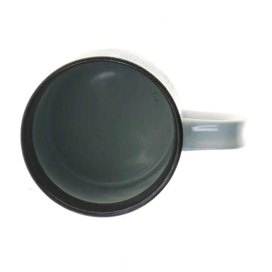 Keramikkop med 1971 mønster fra Royal Copenhagen (str. Ø 10,5 cm længde 11,5 cm, årskrus