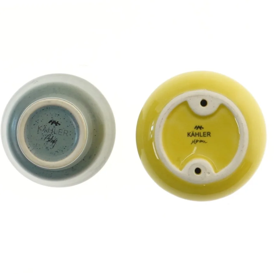 Lysestager i keramik fra Kähler (str. 6 cm)