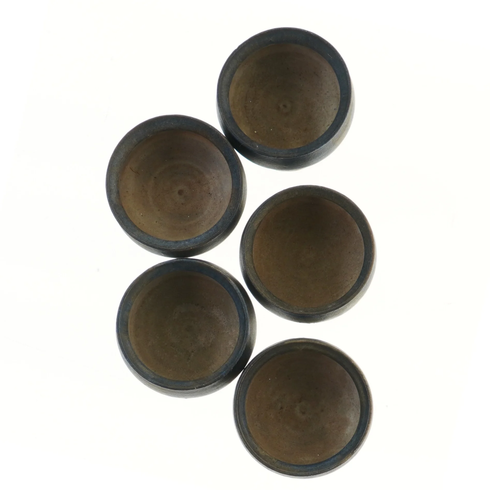 Sæt af keramik Raku krus (str. 5 styk, 14x10 cm)