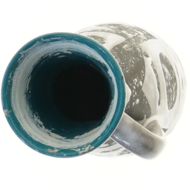 Keramikvase med mønster (str. 23 cm)