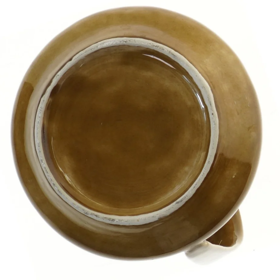 Keramikvase med håndtag (str. 20x16 cm)