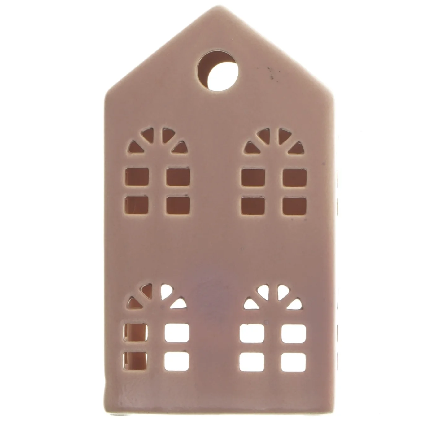 Keramik lysehus (str. 15x8,5x8,5 cm)