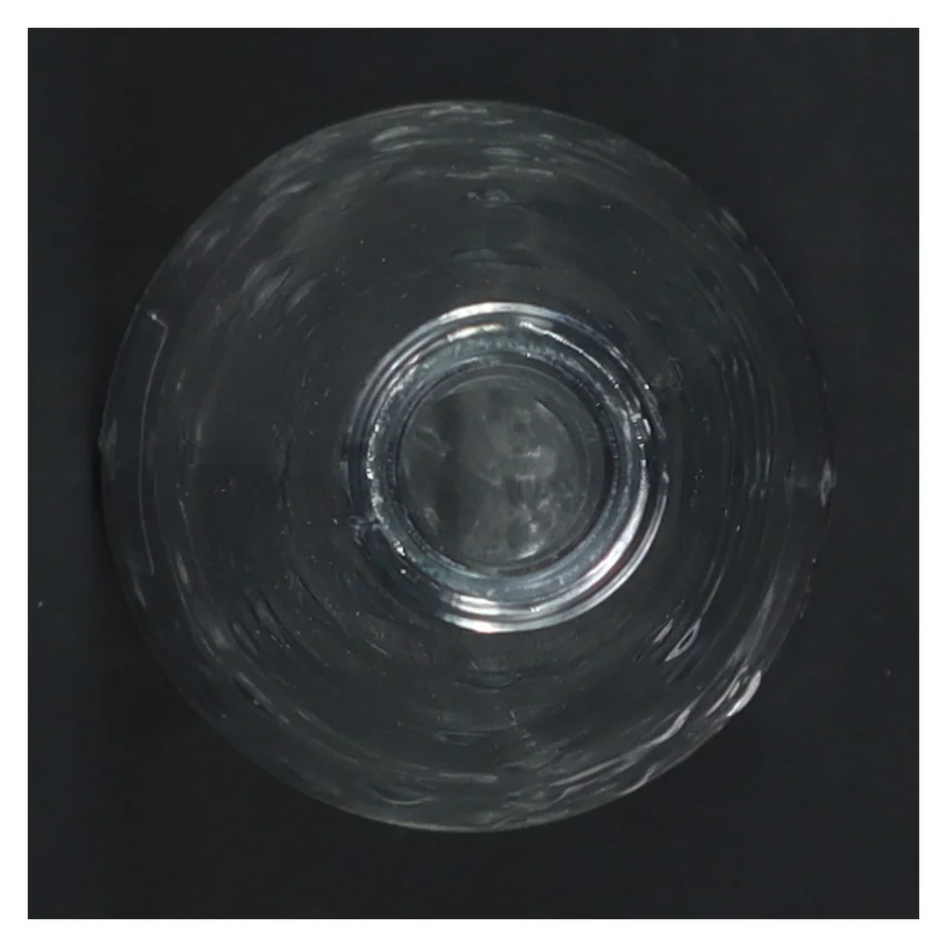 Glasvase med bobleeffekt fra IKEA (str. 19 cm)