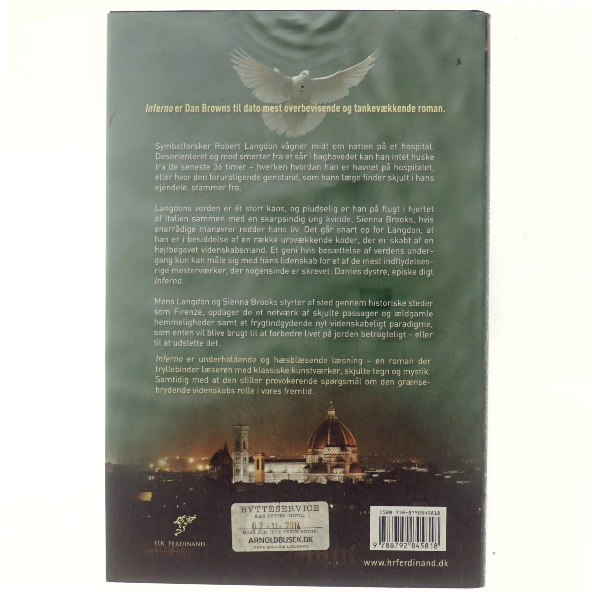 Inferno af Dan Brown
