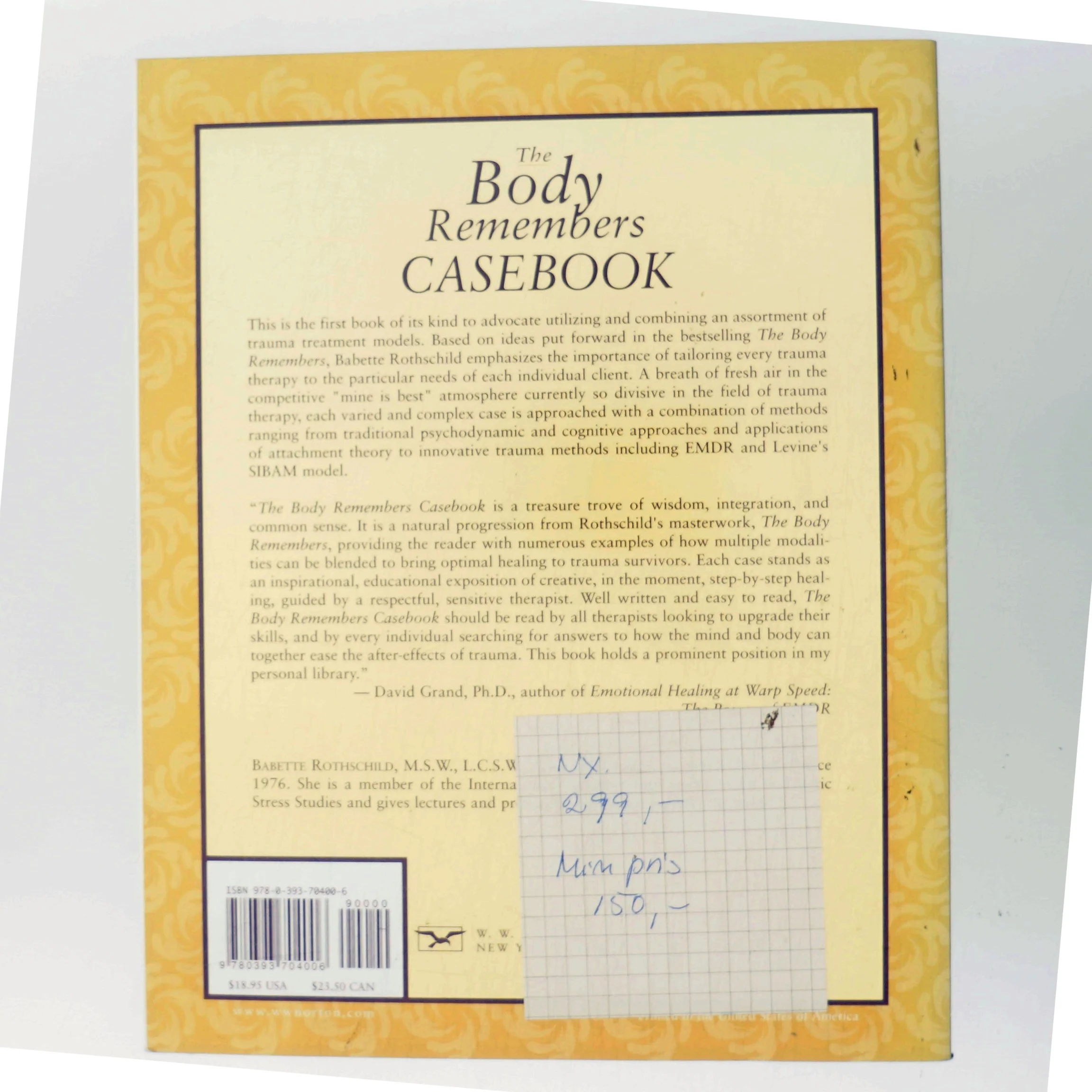 The body remembers casebook : unifying methods and models in the treatment of trauma and PTSD af Babette Rothschild (Bog)