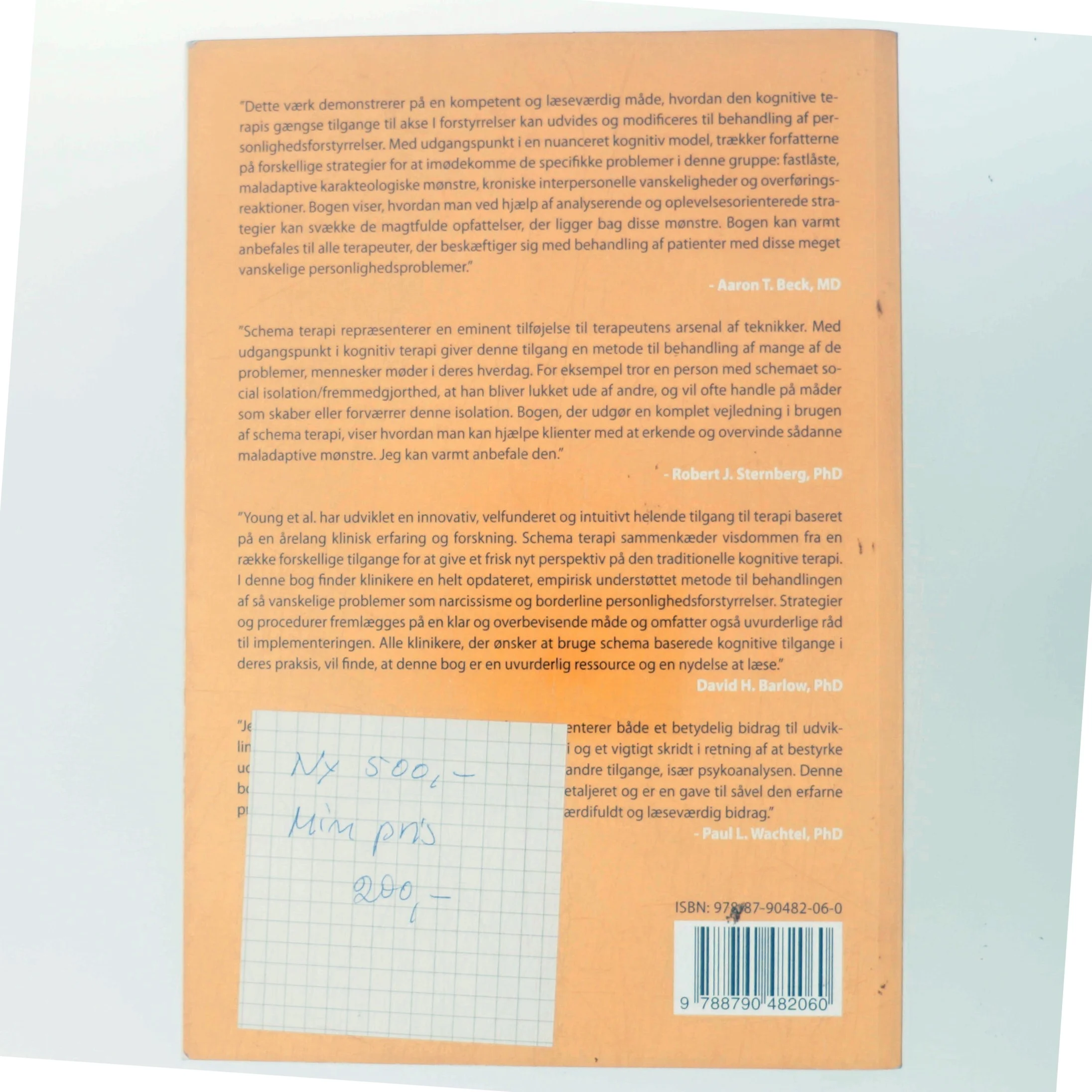 Schema terapi : en vejledning for professionelle af Jeffrey E. Young (Bog)